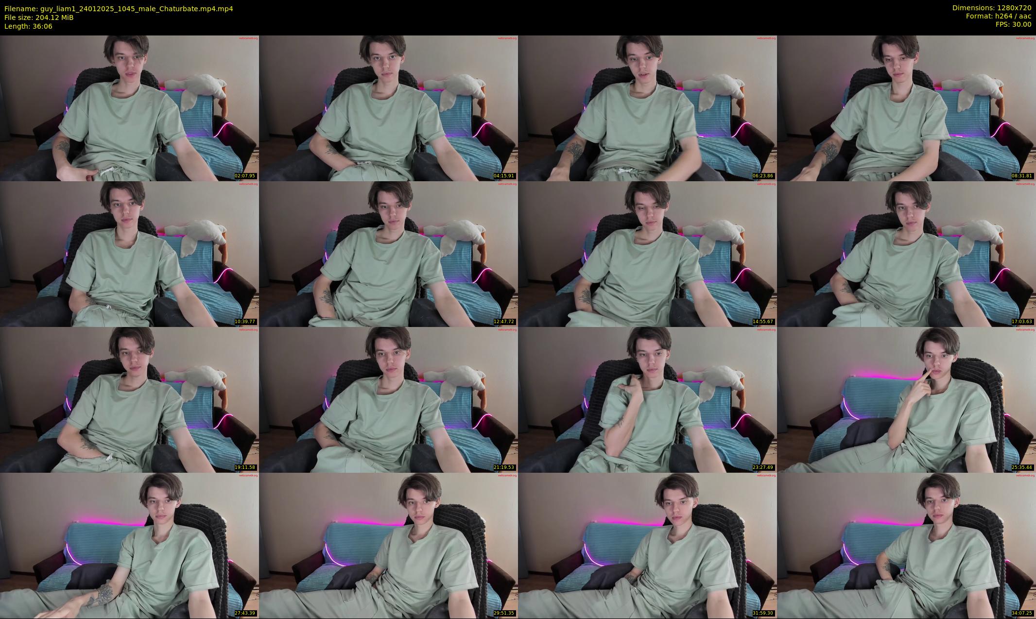 guy_liam1 — 37 minute Chaturbate male cam show recording, 720p, Jan 24, 2025