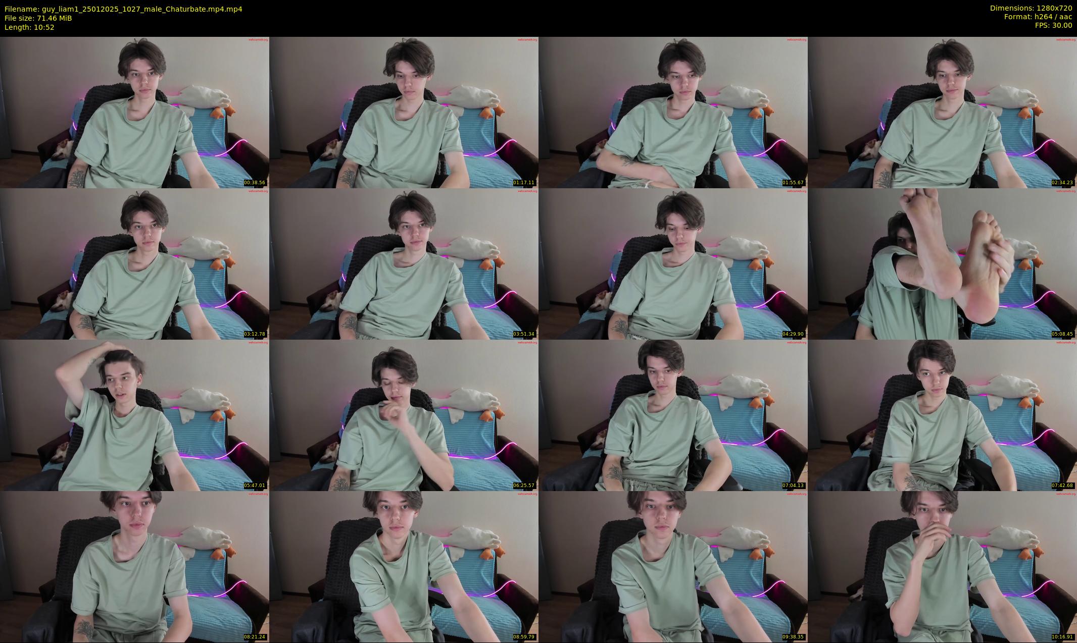 guy_liam1 — 11 minute Chaturbate male cam show recording, 720p, Jan 25, 2025