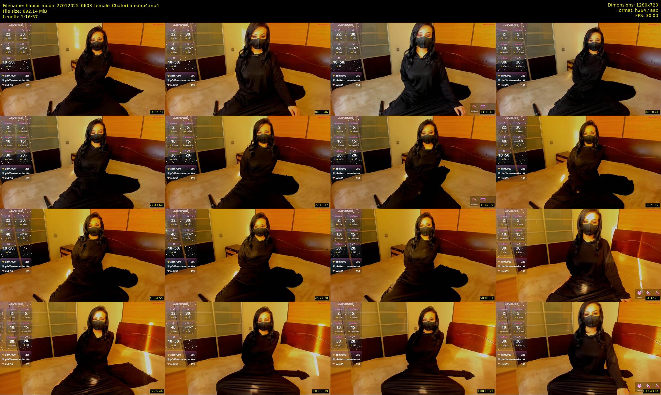 habibi_moon — 77 minute Chaturbate female cam show recording, 720p, Jan 27, 2025