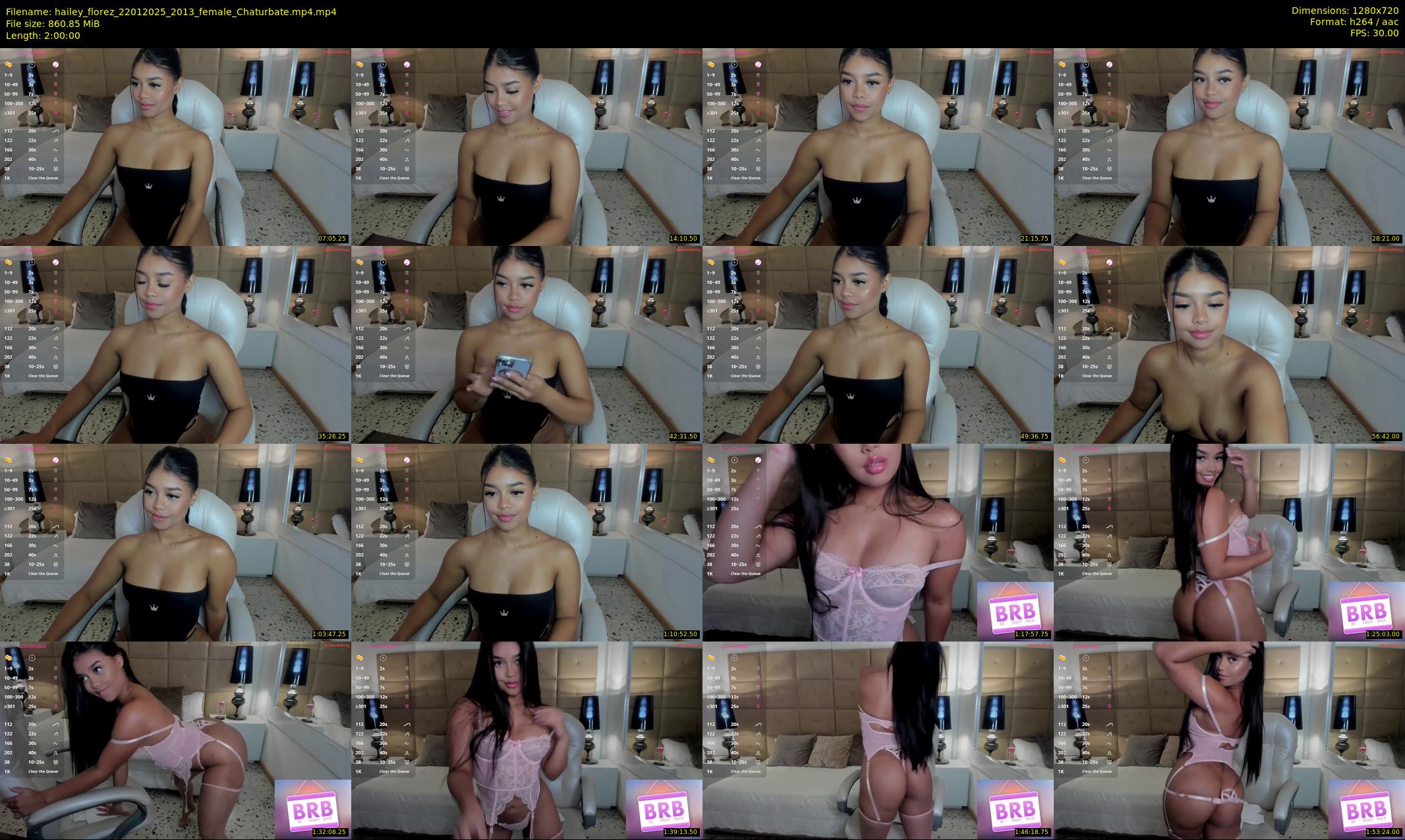 hailey_florez — 120 minute Chaturbate female cam show recording, 720p, Jan 22, 2025