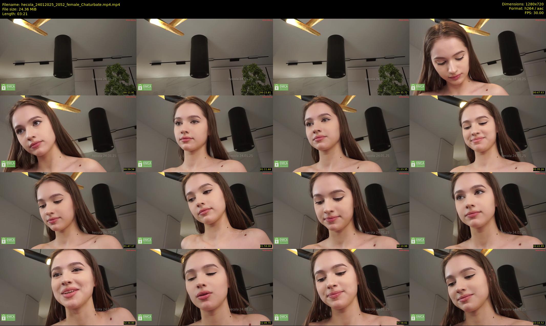hecola — 4 minute Chaturbate female cam show recording, 720p, Jan 24, 2025