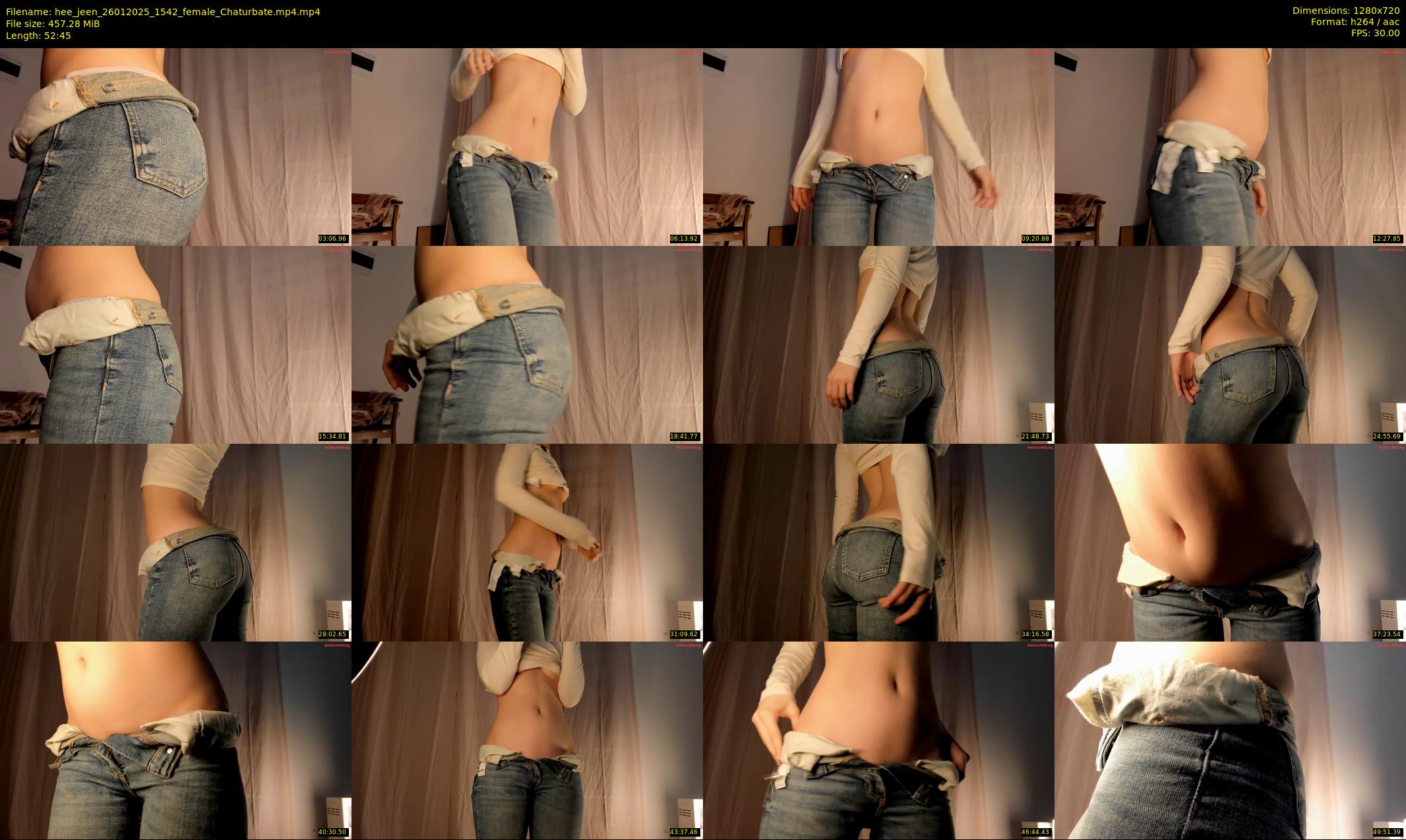 hee_jeen — 53 minute Chaturbate female cam show recording, 720p, Jan 26, 2025