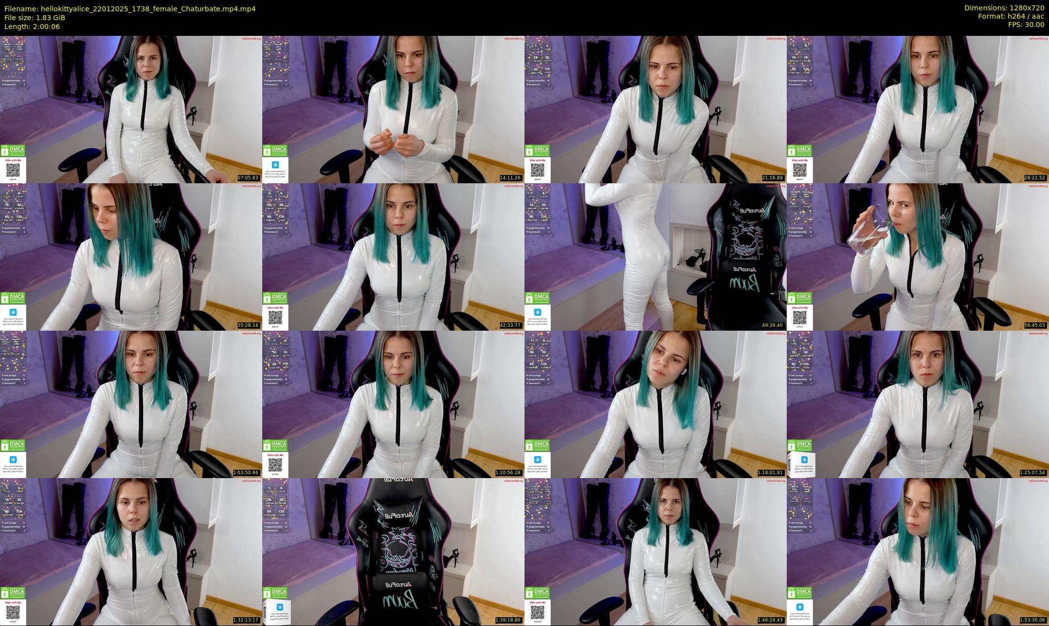 hellokittyalice — 121 minute Chaturbate female cam show recording, 720p, Jan 22, 2025
