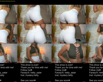 hetty_satar — 25 minute Chaturbate female cam show recording, 720p, Jan 26, 2025