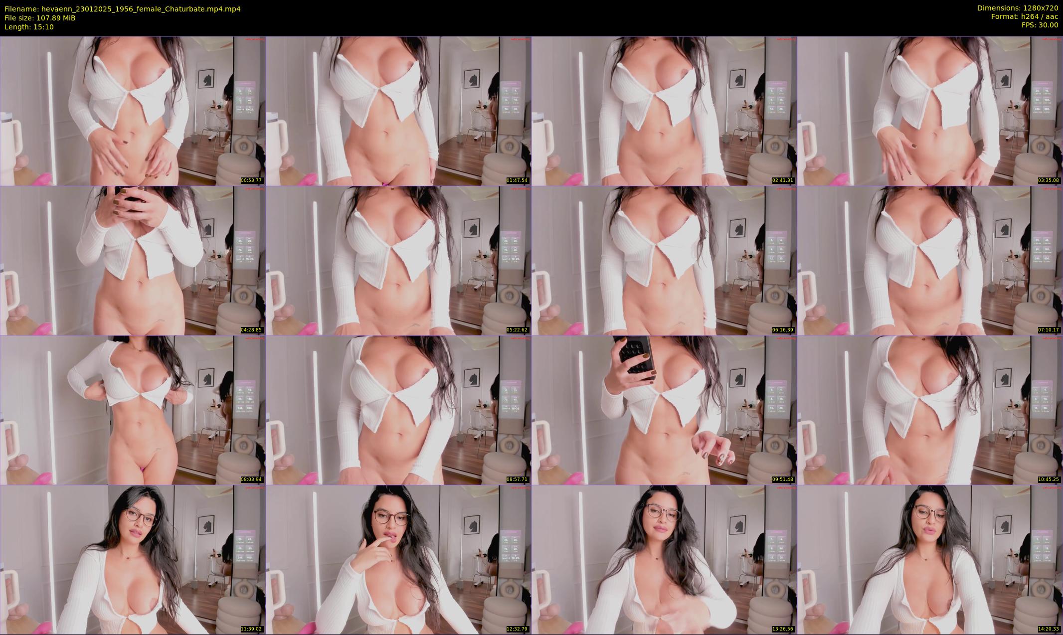 hevaenn — 16 minute Chaturbate female cam show recording, 720p, Jan 23, 2025