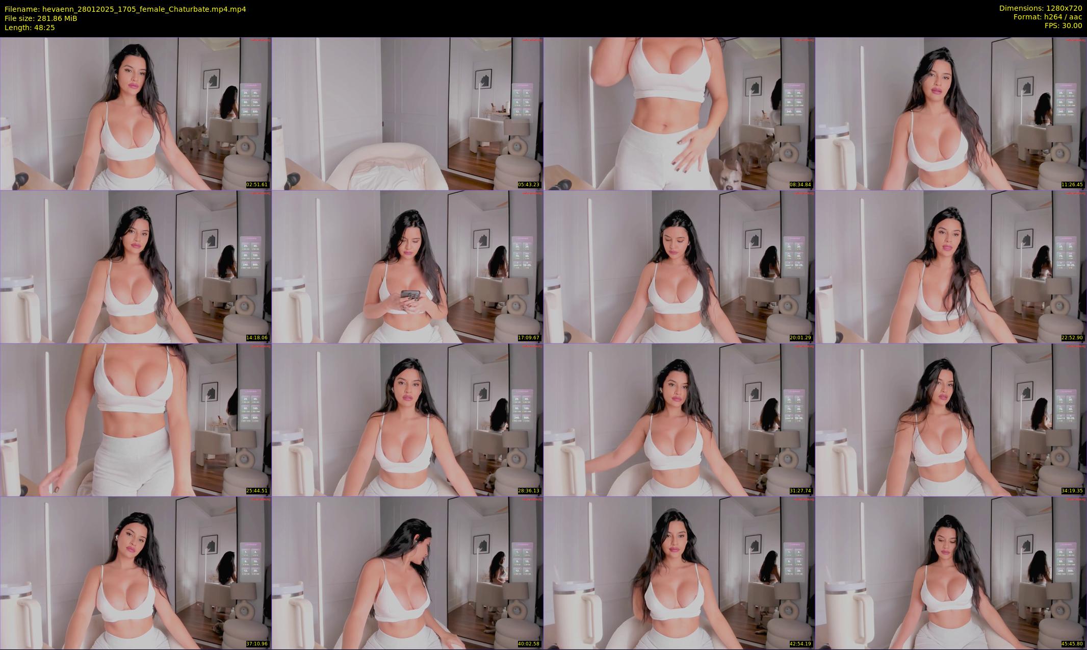 hevaenn — 49 minute Chaturbate female cam show recording, 720p, Jan 28, 2025