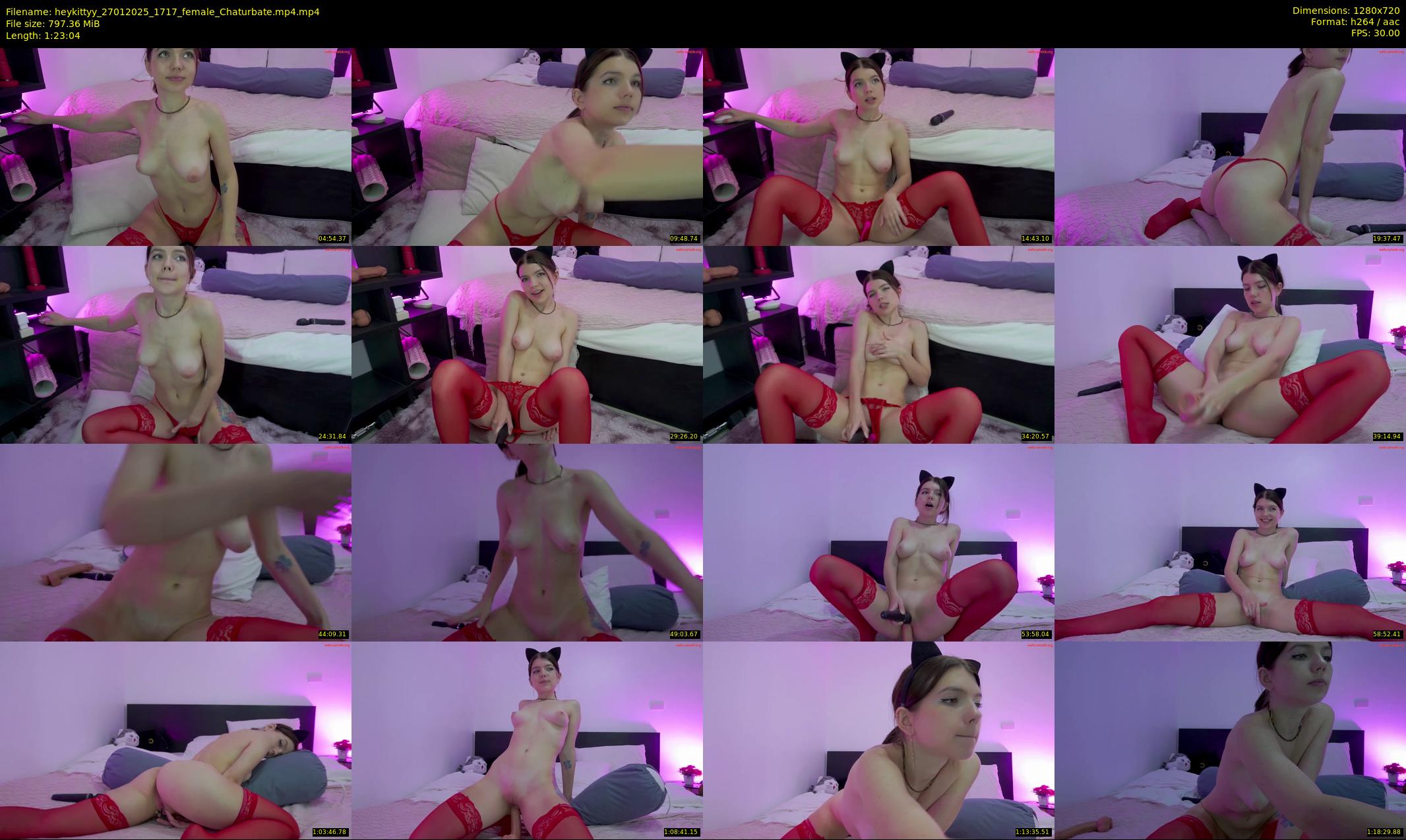 heykittyy — 84 minute Chaturbate couple cam show recording, 720p, Jan 27, 2025