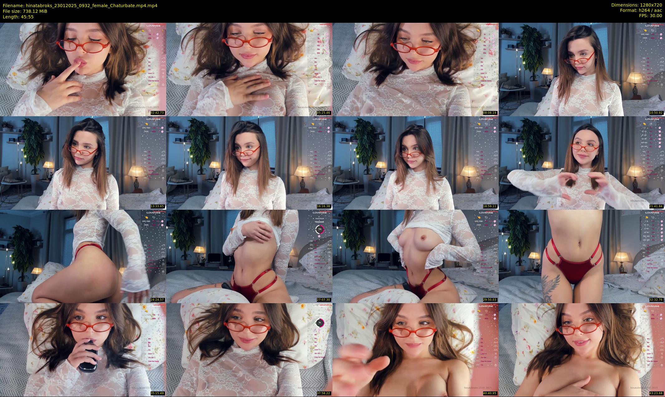 hinatabroks — 46 minute Chaturbate female cam show recording, 720p, Jan 23, 2025