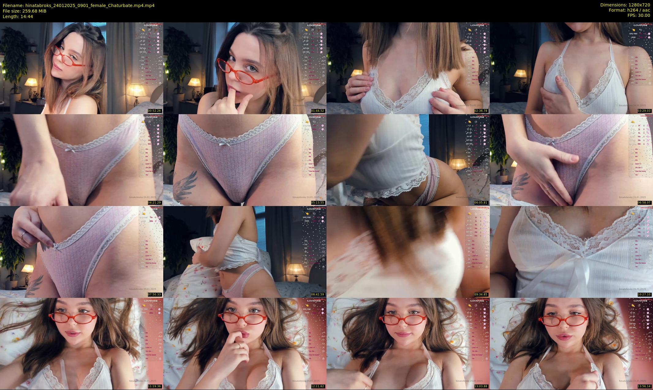 hinatabroks — 15 minute Chaturbate female cam show recording, 720p, Jan 24, 2025