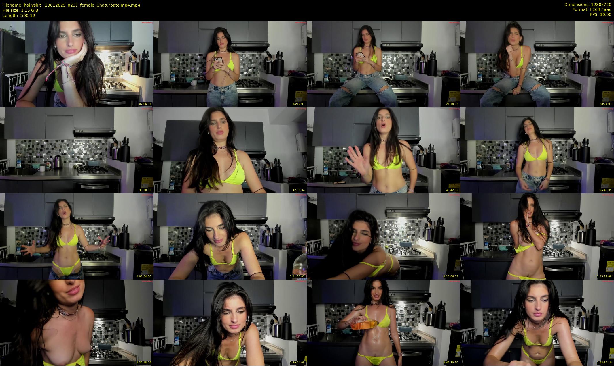 hollyshit_ — 121 minute Chaturbate female cam show recording, 720p, Jan 23, 2025