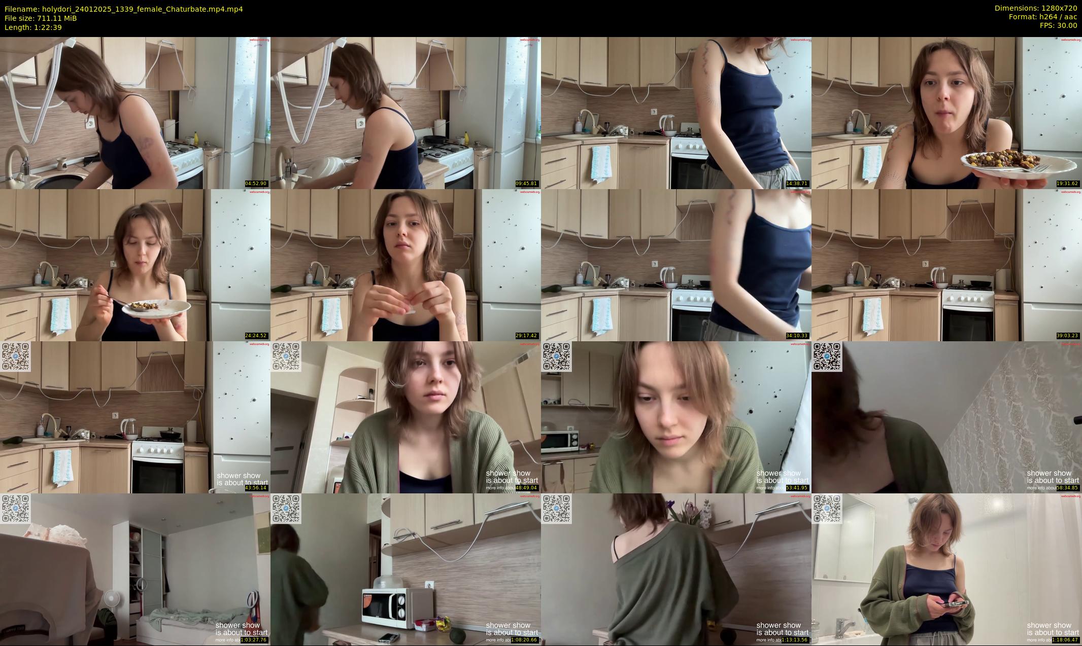 holydori — 83 minute Chaturbate female cam show recording, 720p, Jan 24, 2025
