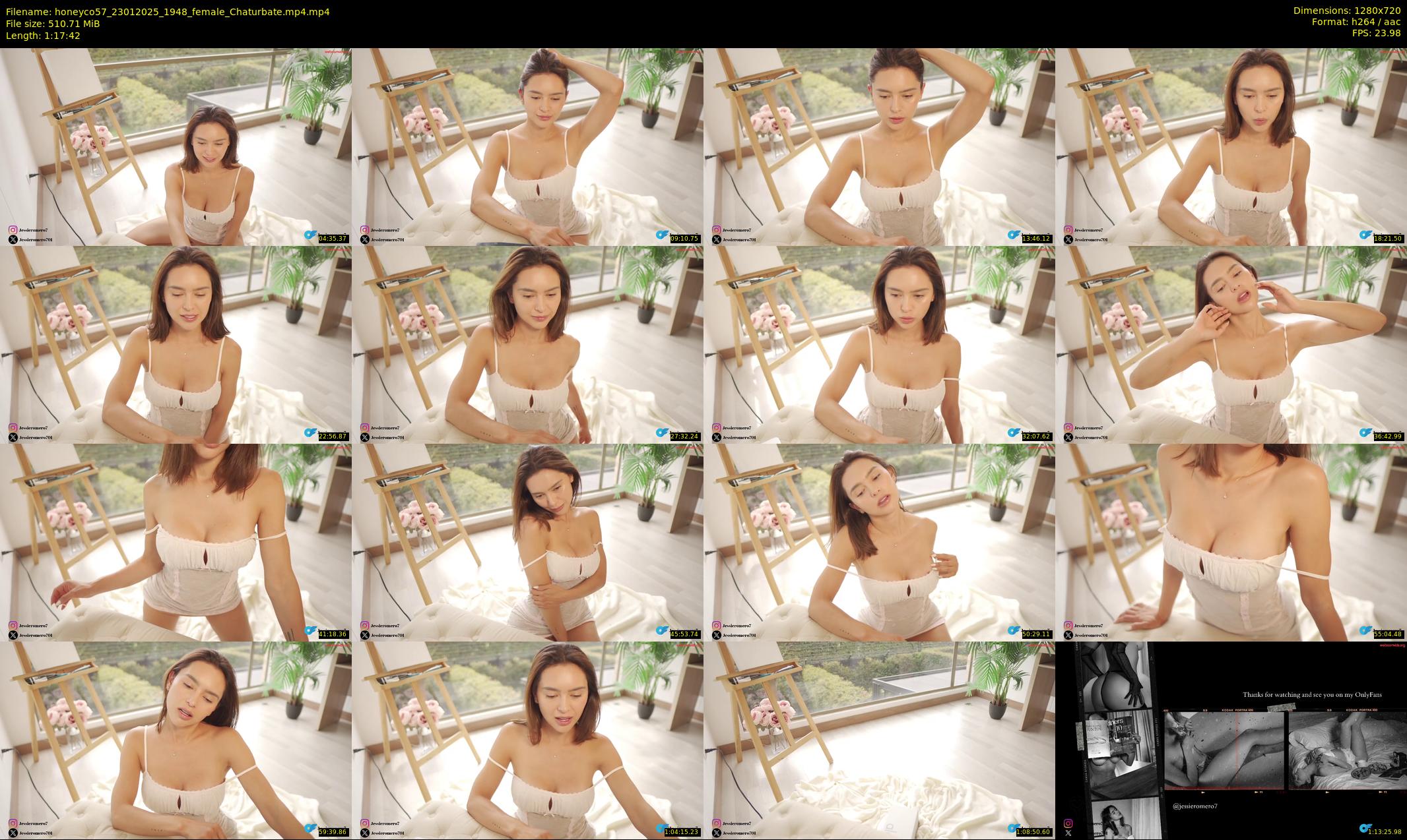 honeyco57 — 78 minute Chaturbate female cam show recording, 720p, Jan 23, 2025