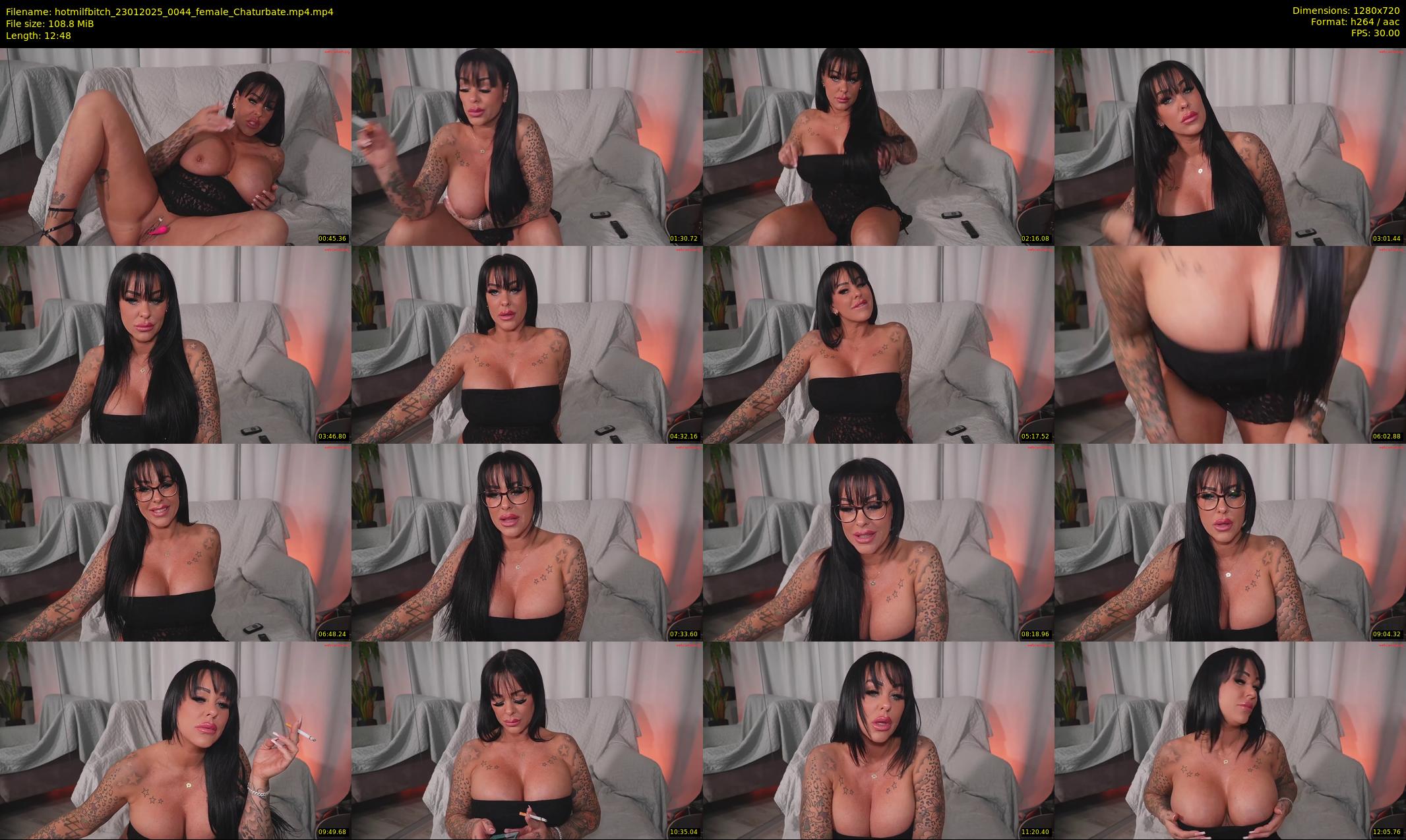 hotmilfbitch — 13 minute Chaturbate female cam show recording, 720p, Jan 23, 2025