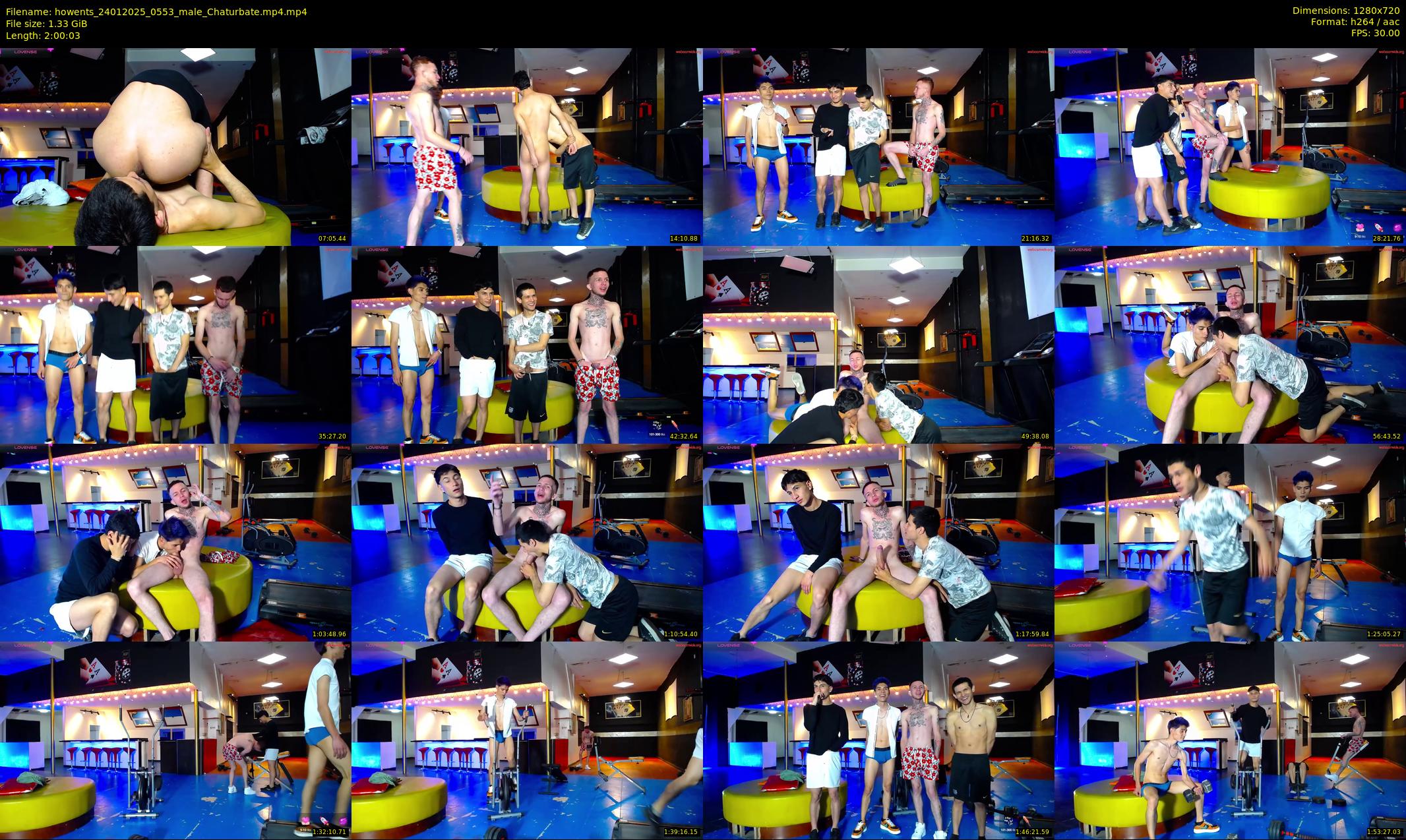 howents — 121 minute Chaturbate male cam show recording, 720p, Jan 24, 2025