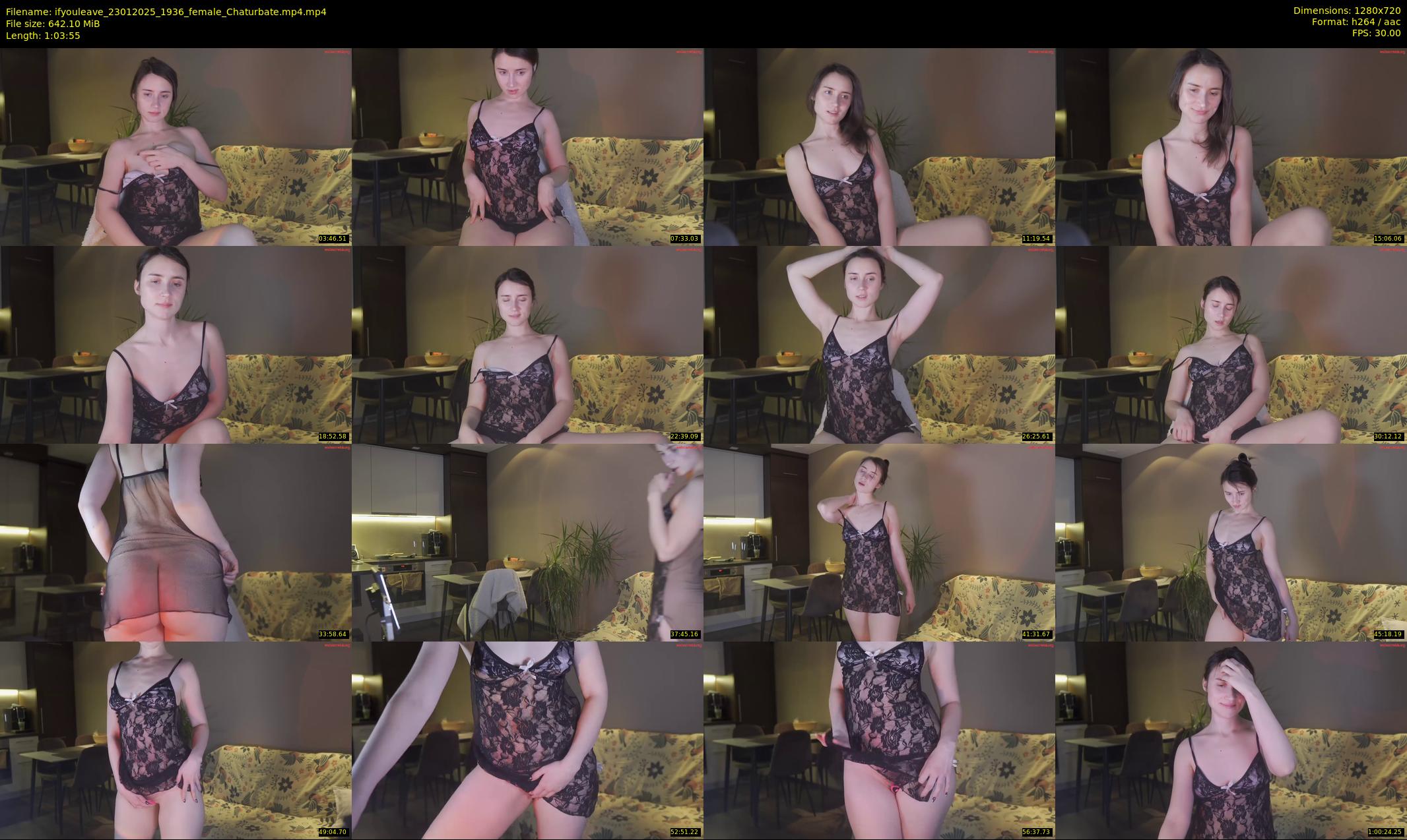 ifyouleave — 64 minute Chaturbate female cam show recording, 720p, Jan 23, 2025
