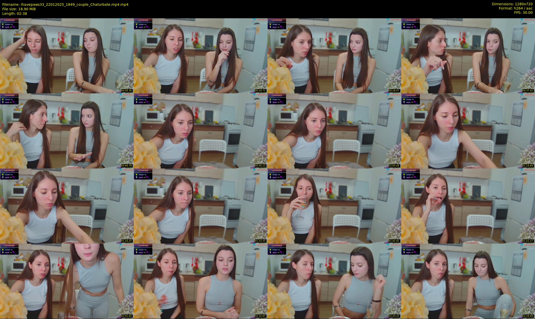 ihavepaws33 — 3 minute Chaturbate couple cam show recording, 720p, Jan 22, 2025
