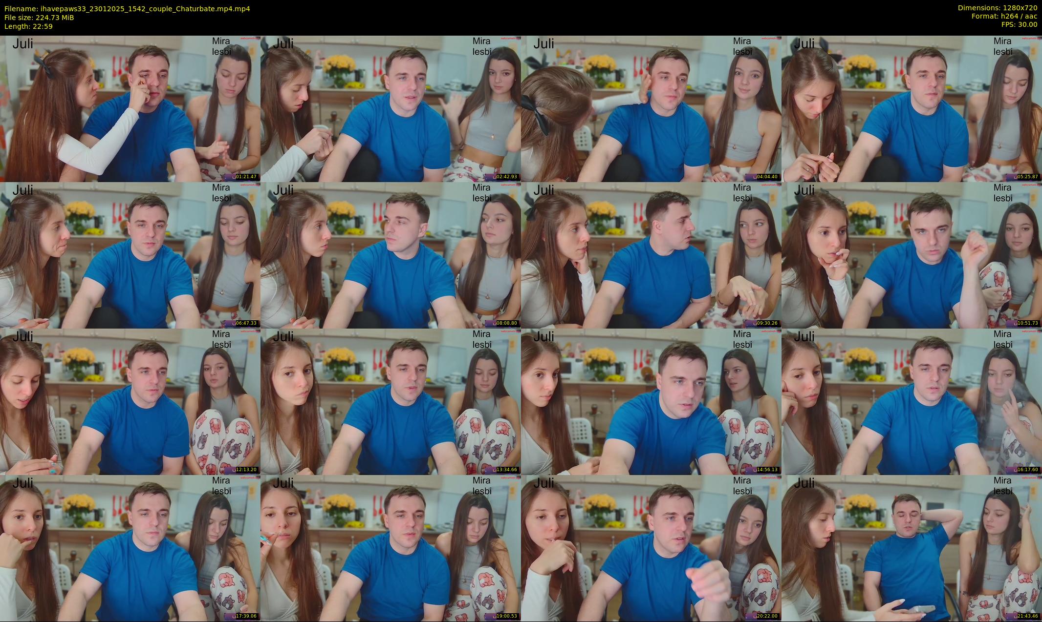 ihavepaws33 — 23 minute Chaturbate couple cam show recording, 720p, Jan 23, 2025
