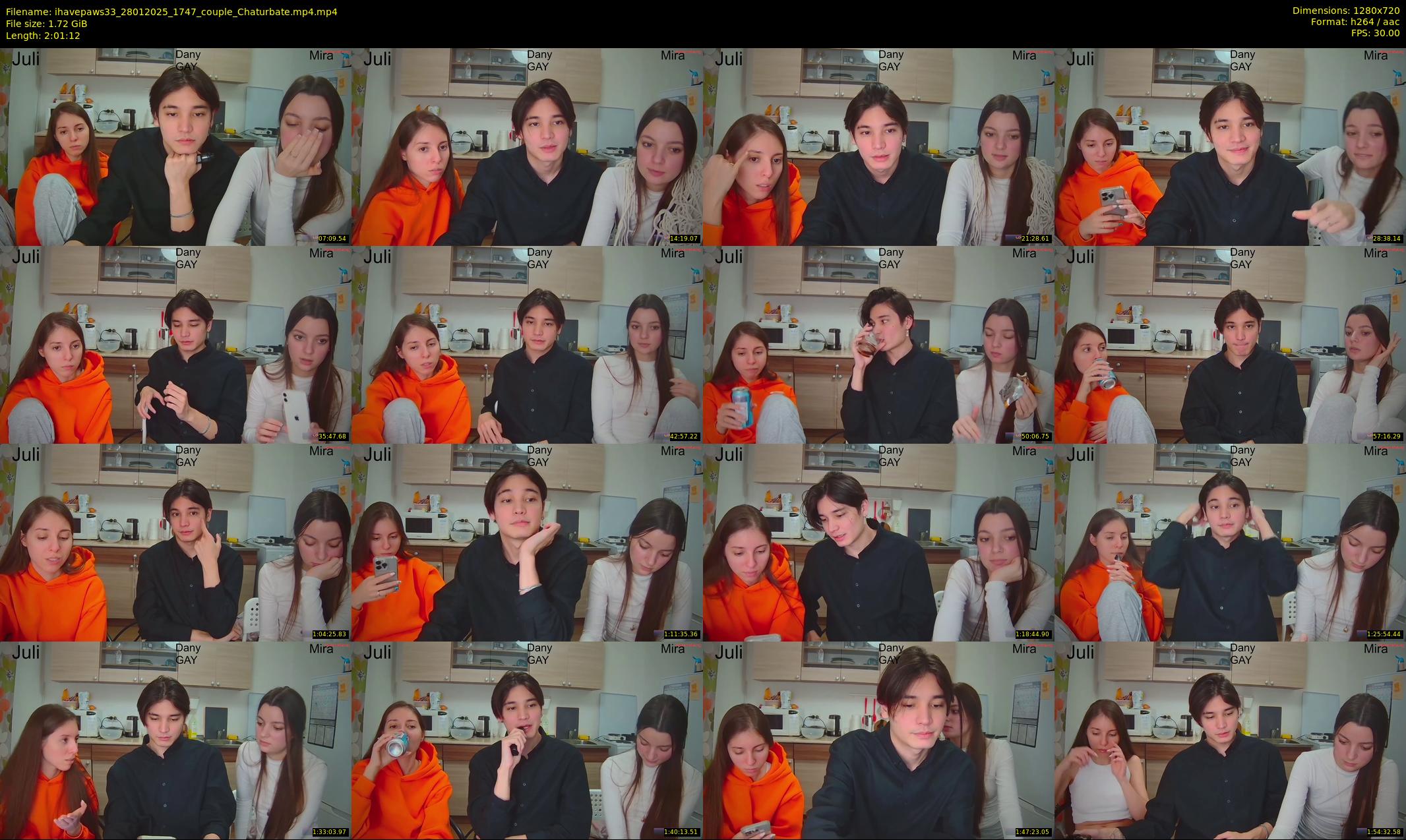 ihavepaws33 — 122 minute Chaturbate couple cam show recording, 720p, Jan 28, 2025