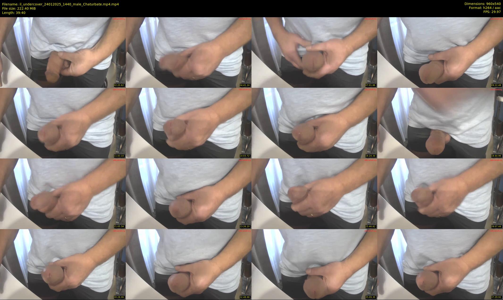 il_undercover — 40 minute Chaturbate male cam show recording, 480p, Jan 24, 2025