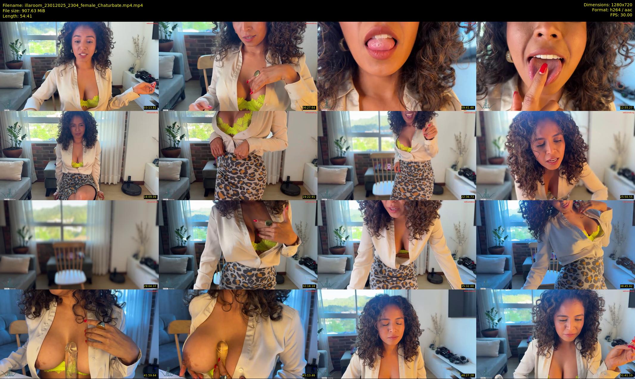illaroom — 55 minute Chaturbate female cam show recording, 720p, Jan 23, 2025