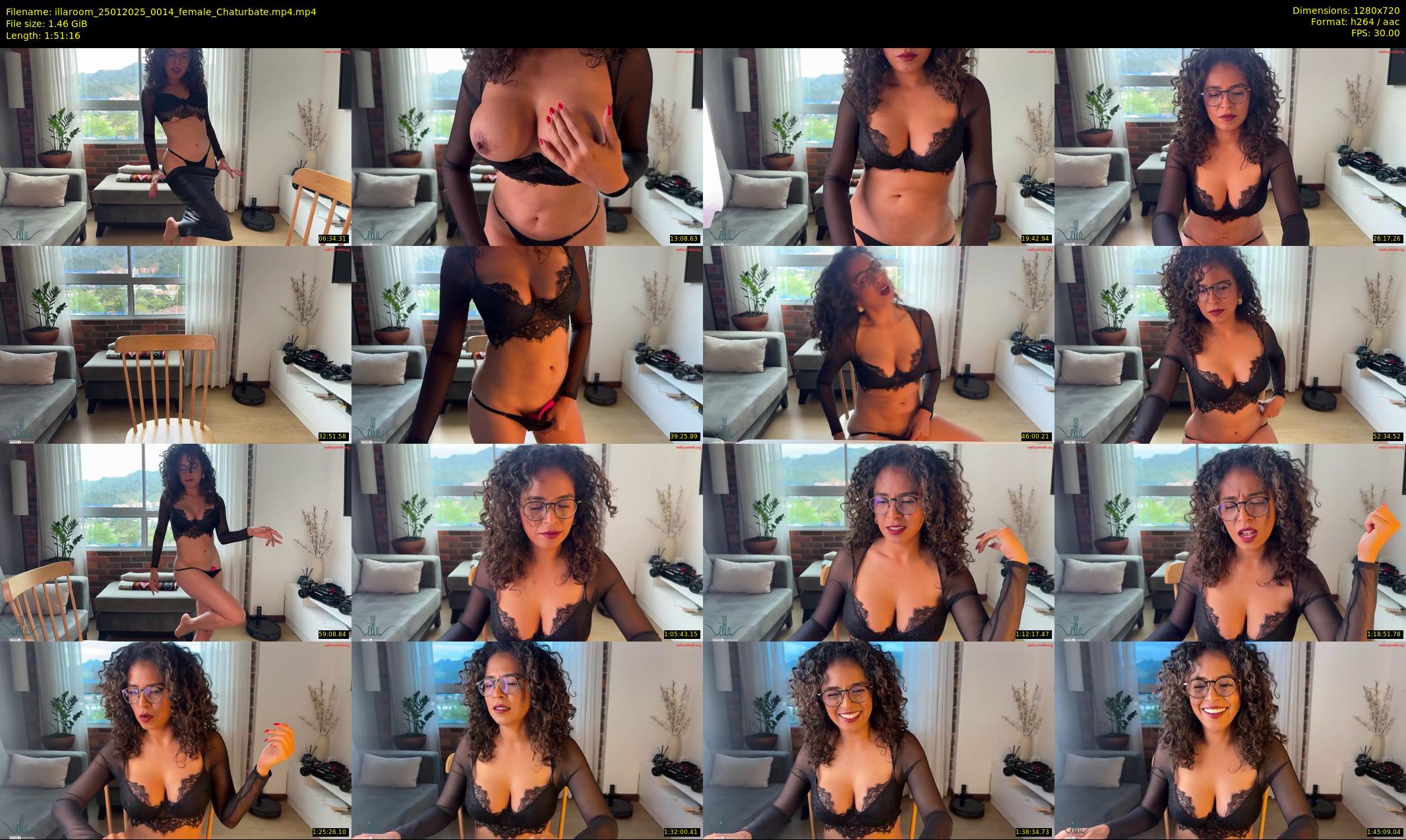 illaroom — 112 minute Chaturbate female cam show recording, 720p, Jan 25, 2025