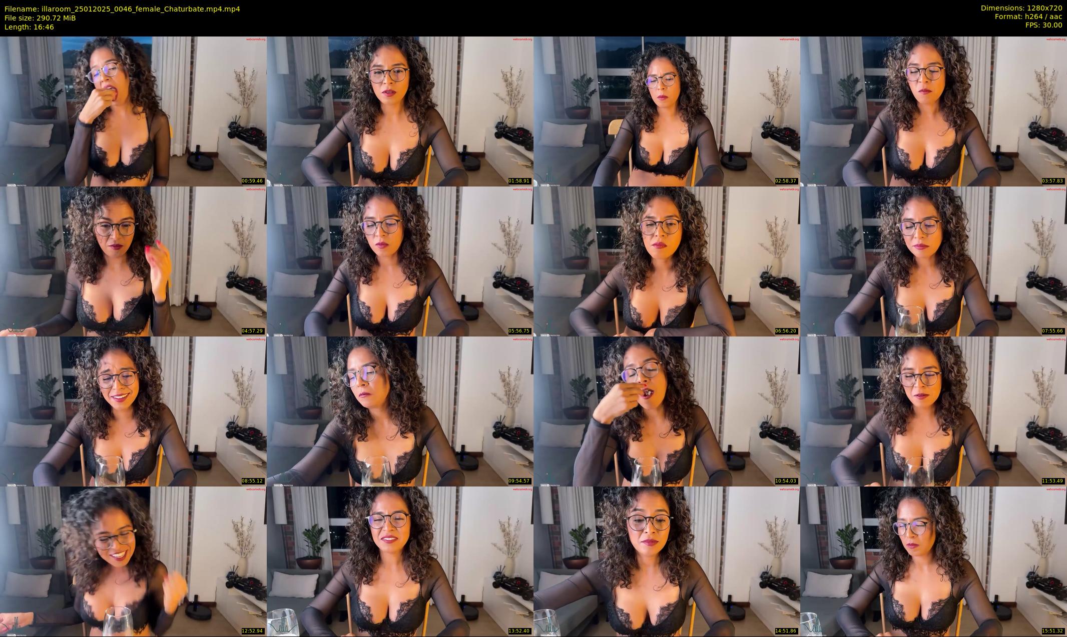 illaroom — 17 minute Chaturbate female cam show recording, 720p, Jan 25, 2025