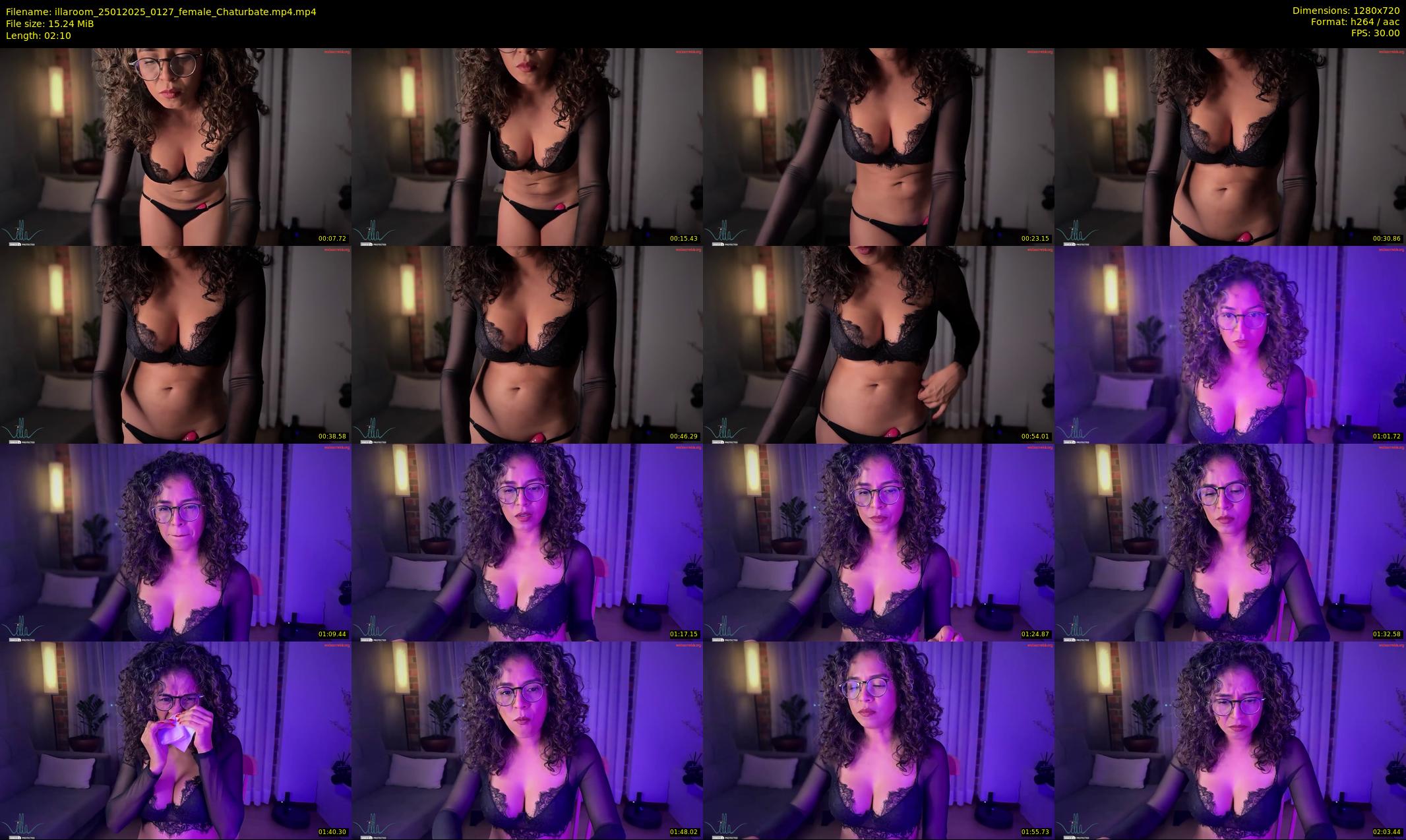 illaroom — 3 minute Chaturbate female cam show recording, 720p, Jan 25, 2025