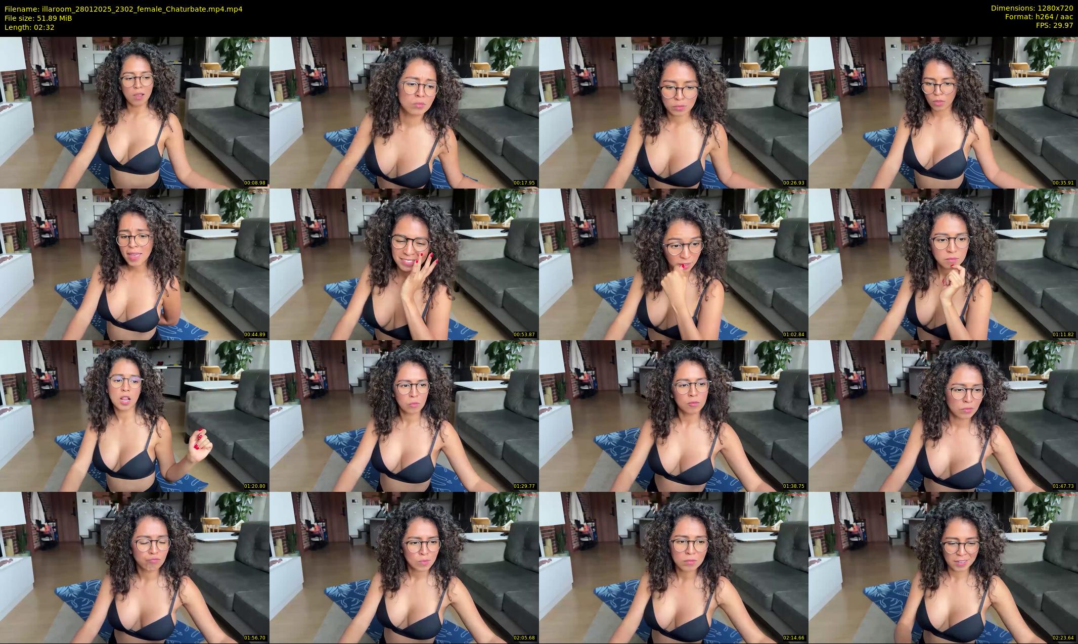 illaroom — 3 minute Chaturbate female cam show recording, 720p, Jan 28, 2025