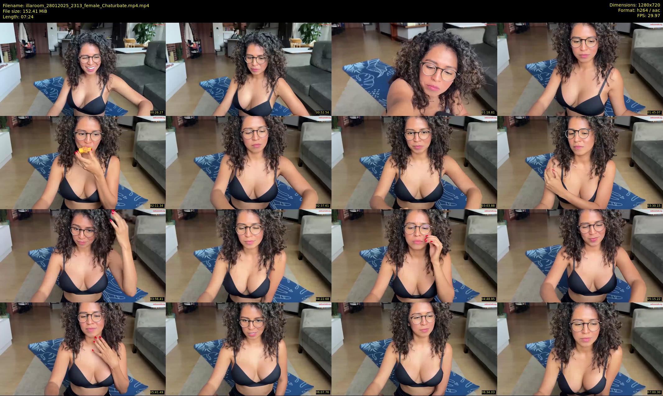 illaroom — 8 minute Chaturbate female cam show recording, 720p, Jan 28, 2025