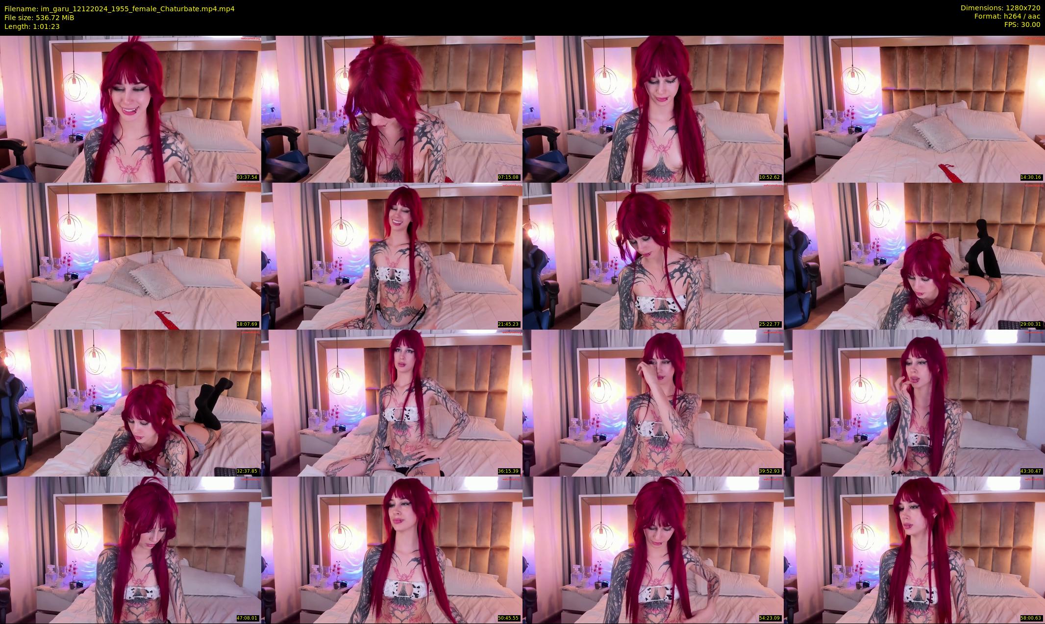 im_garu — 62 minute Chaturbate female cam show recording, 720p, Dec 12, 2024