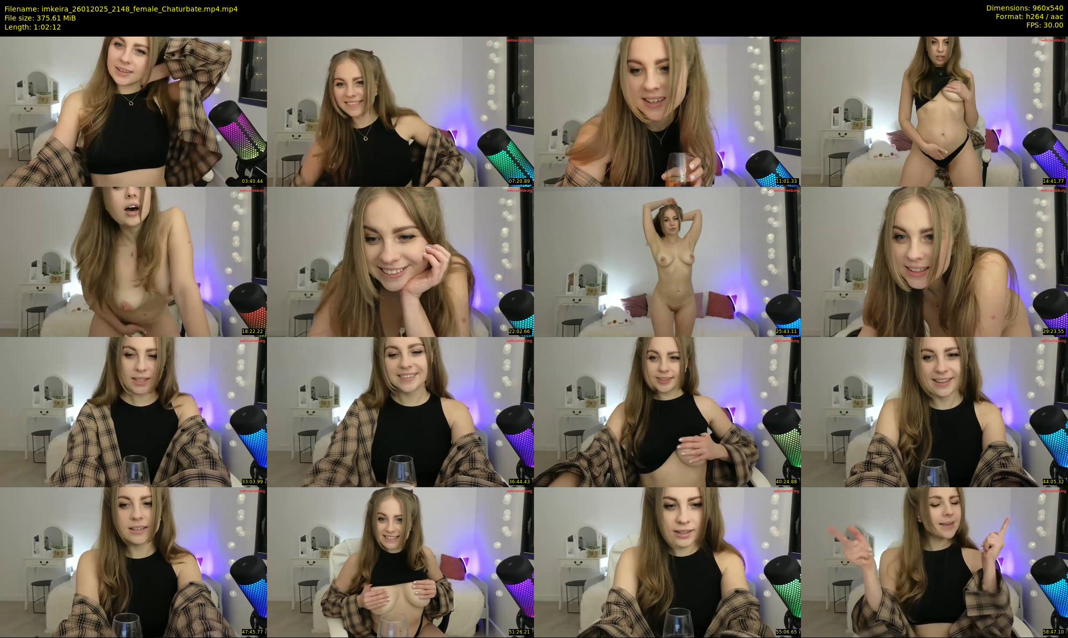 imkeira — 63 minute Chaturbate female cam show recording, 480p, Jan 26, 2025
