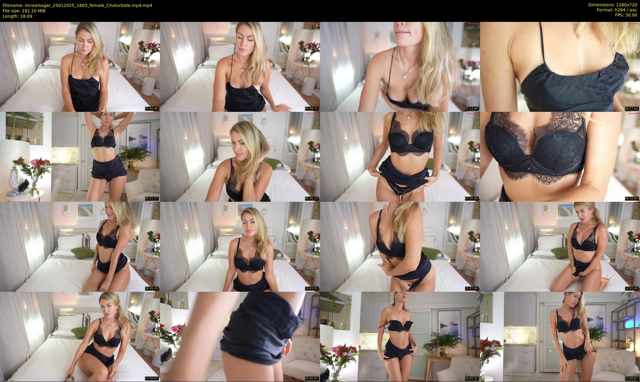 imrealsugar — 19 minute Chaturbate female cam show recording, 720p, Jan 25, 2025
