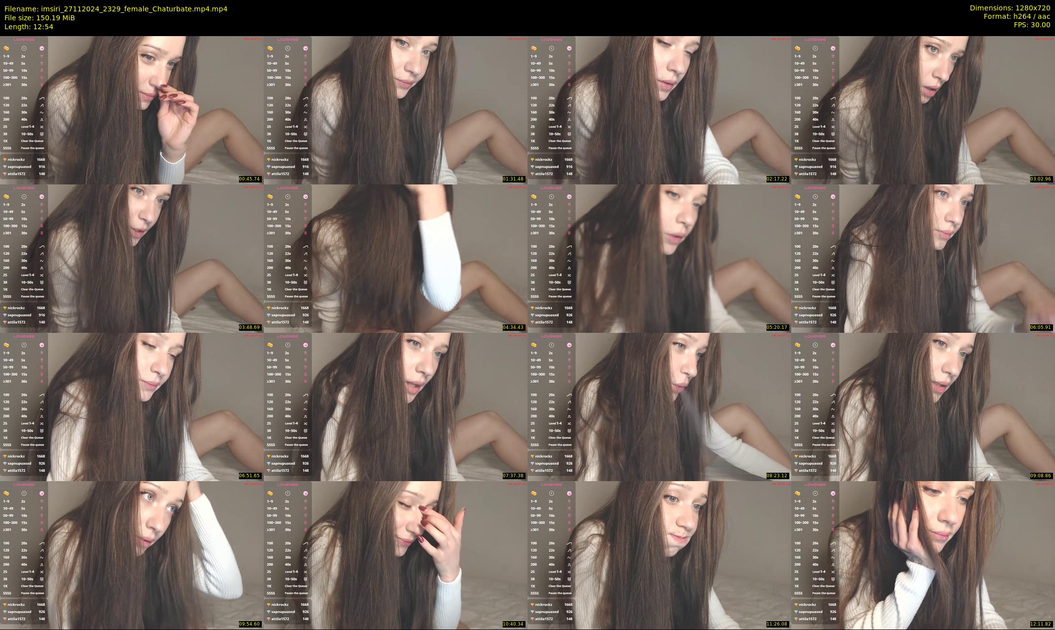imsiri — 13 minute Chaturbate female cam show recording, 720p, Nov 27, 2024