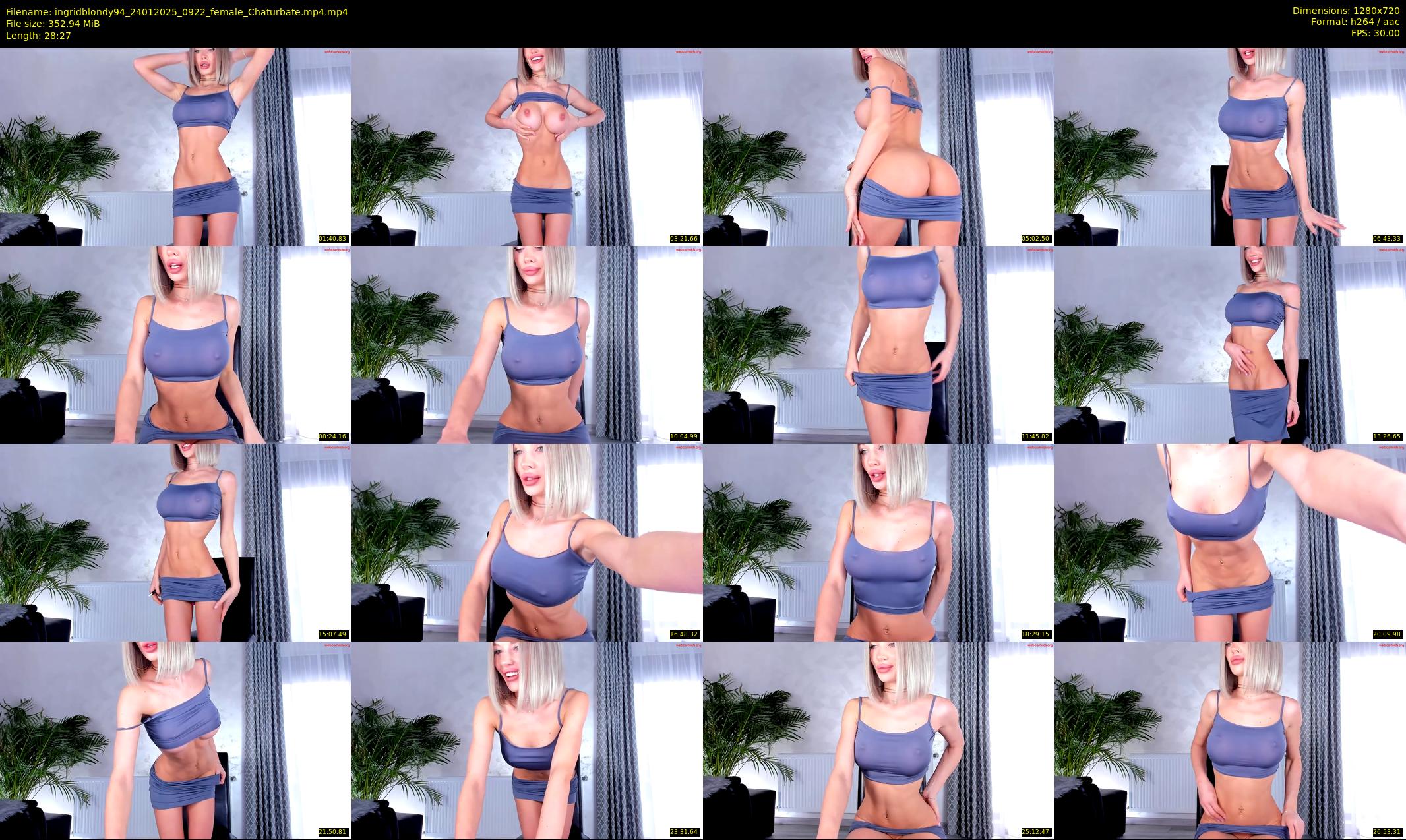 ingridblondy94 — 29 minute Chaturbate female cam show recording, 720p, Jan 24, 2025