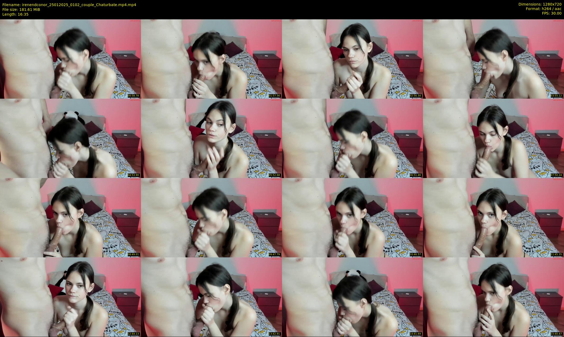 irenendconor — 17 minute Chaturbate couple cam show recording, 720p, Jan 25, 2025