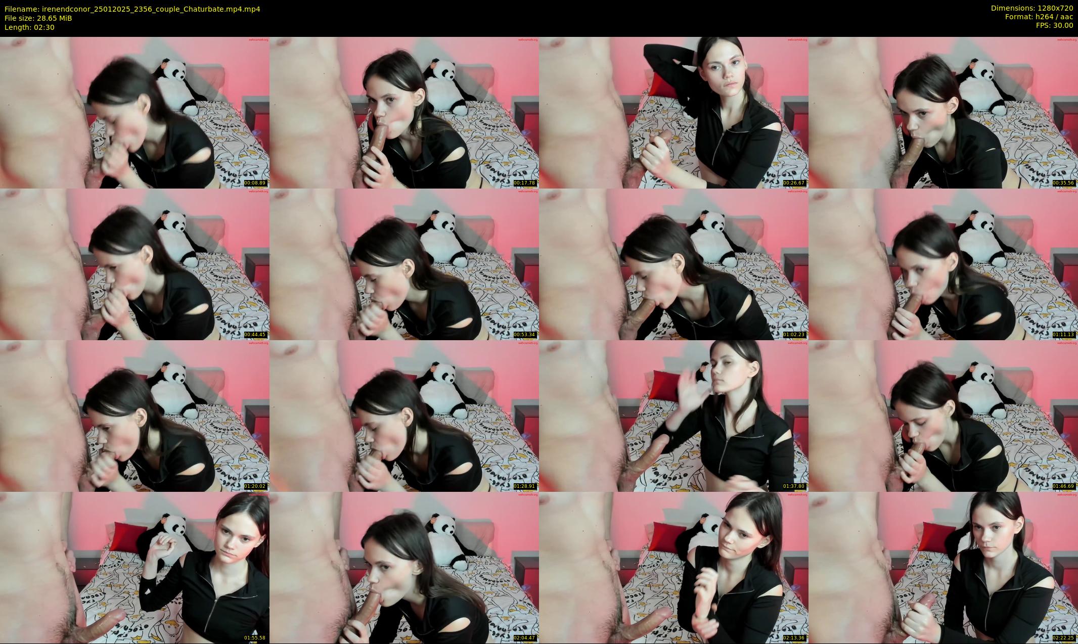 irenendconor — 3 minute Chaturbate couple cam show recording, 720p, Jan 25, 2025