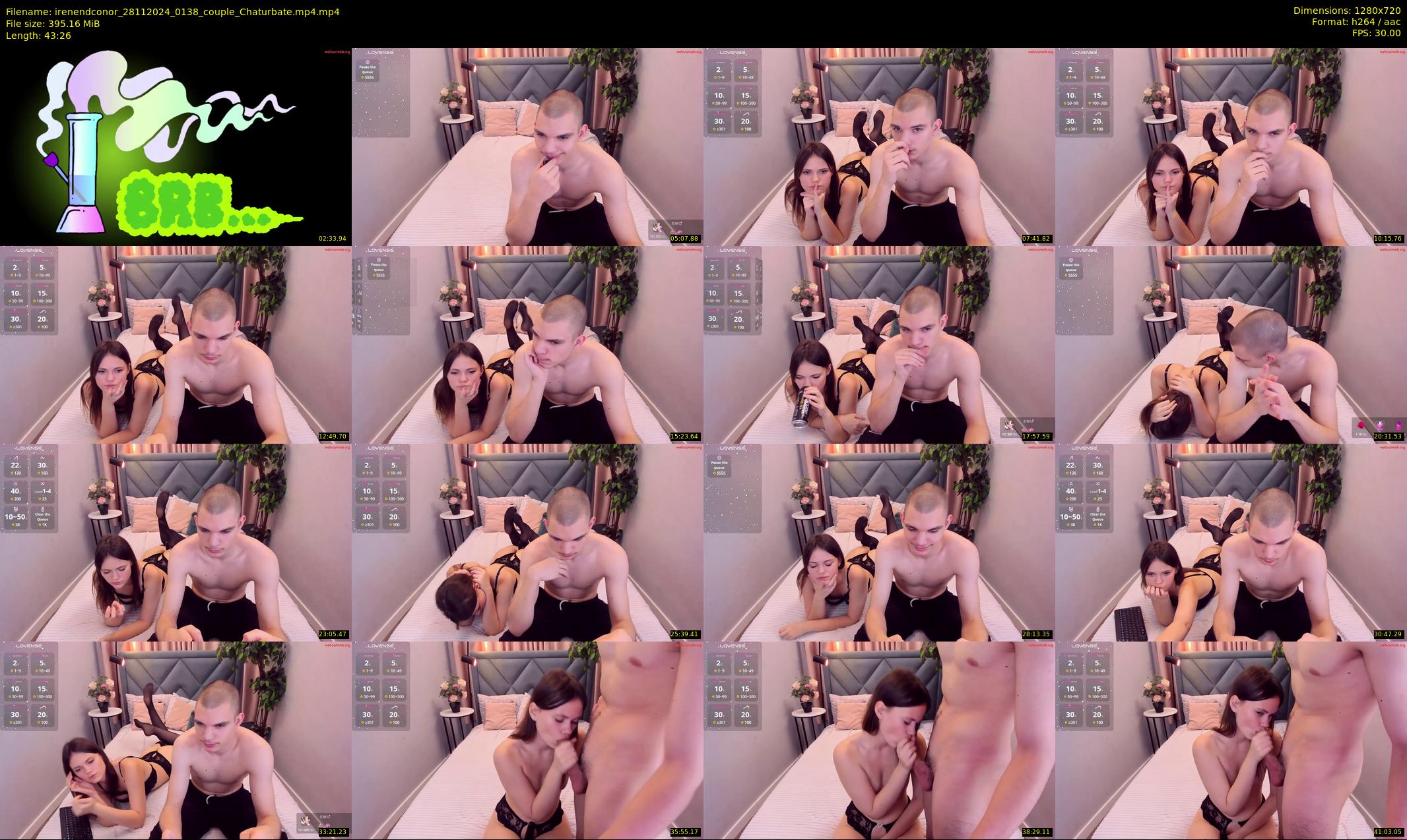 irenendconor — 44 minute Chaturbate couple cam show recording, 720p, Nov 28, 2024
