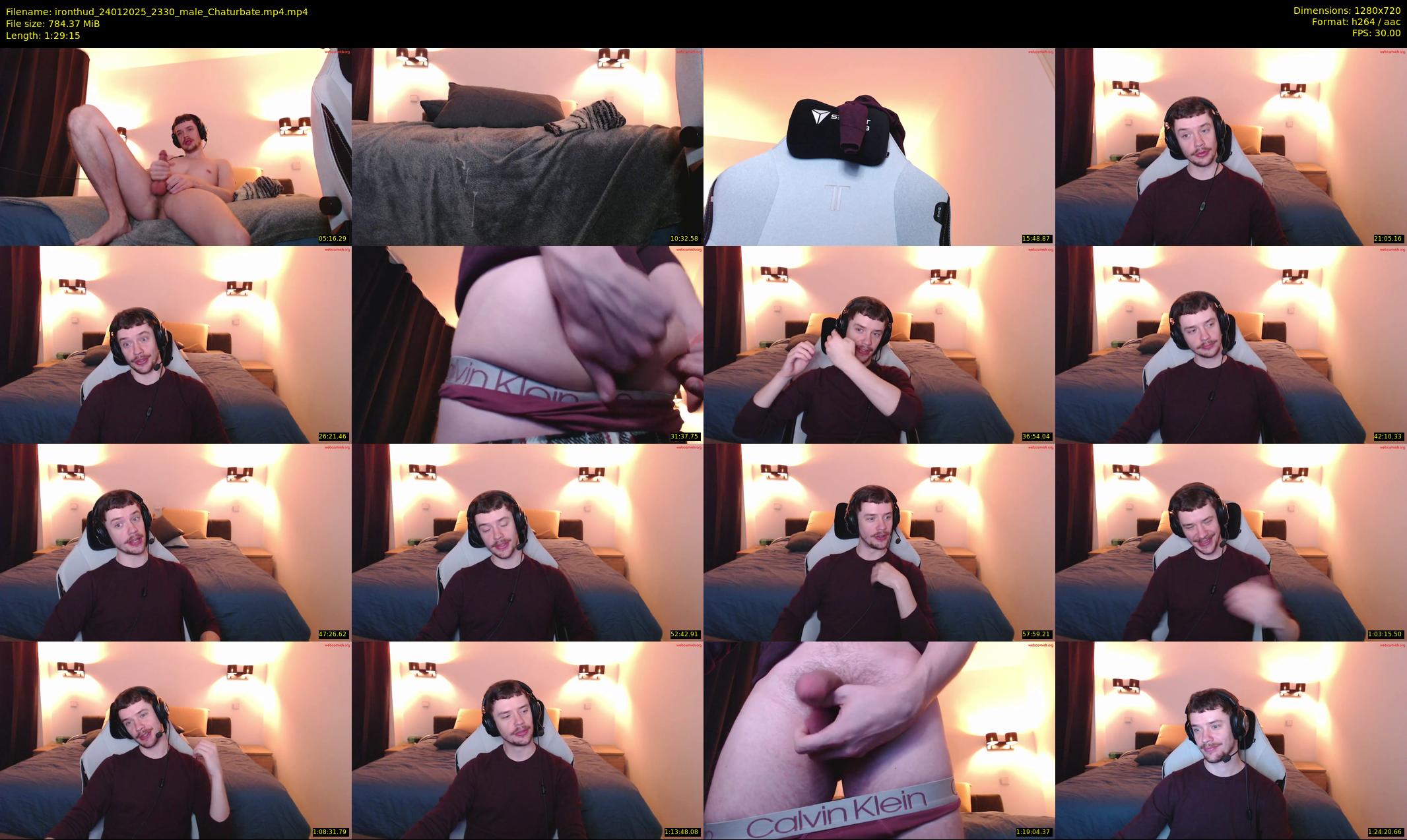 ironthud — 90 minute Chaturbate male cam show recording, 720p, Jan 24, 2025