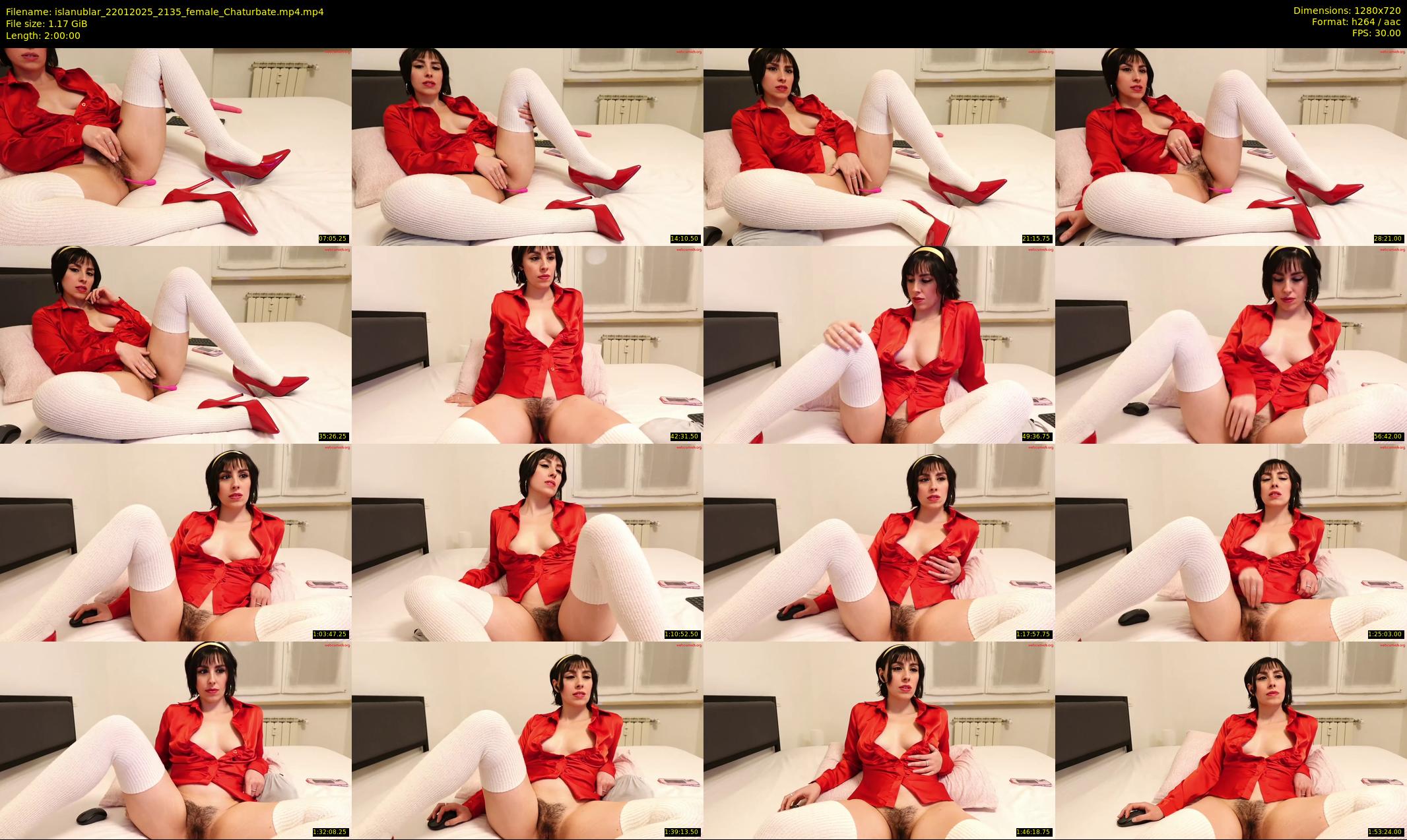 islanublar — 120 minute Chaturbate female cam show recording, 720p, Jan 22, 2025