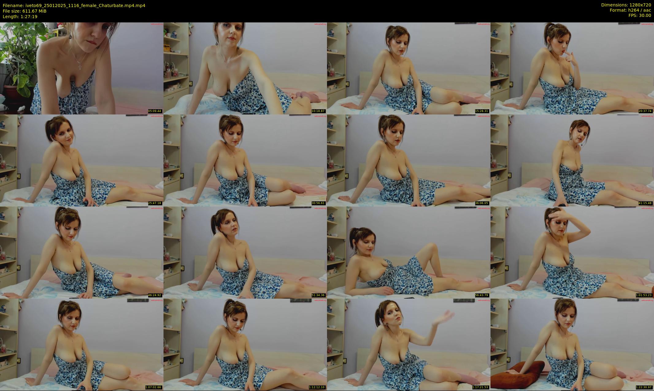 iveto69 — 88 minute Chaturbate female cam show recording, 720p, Jan 25, 2025