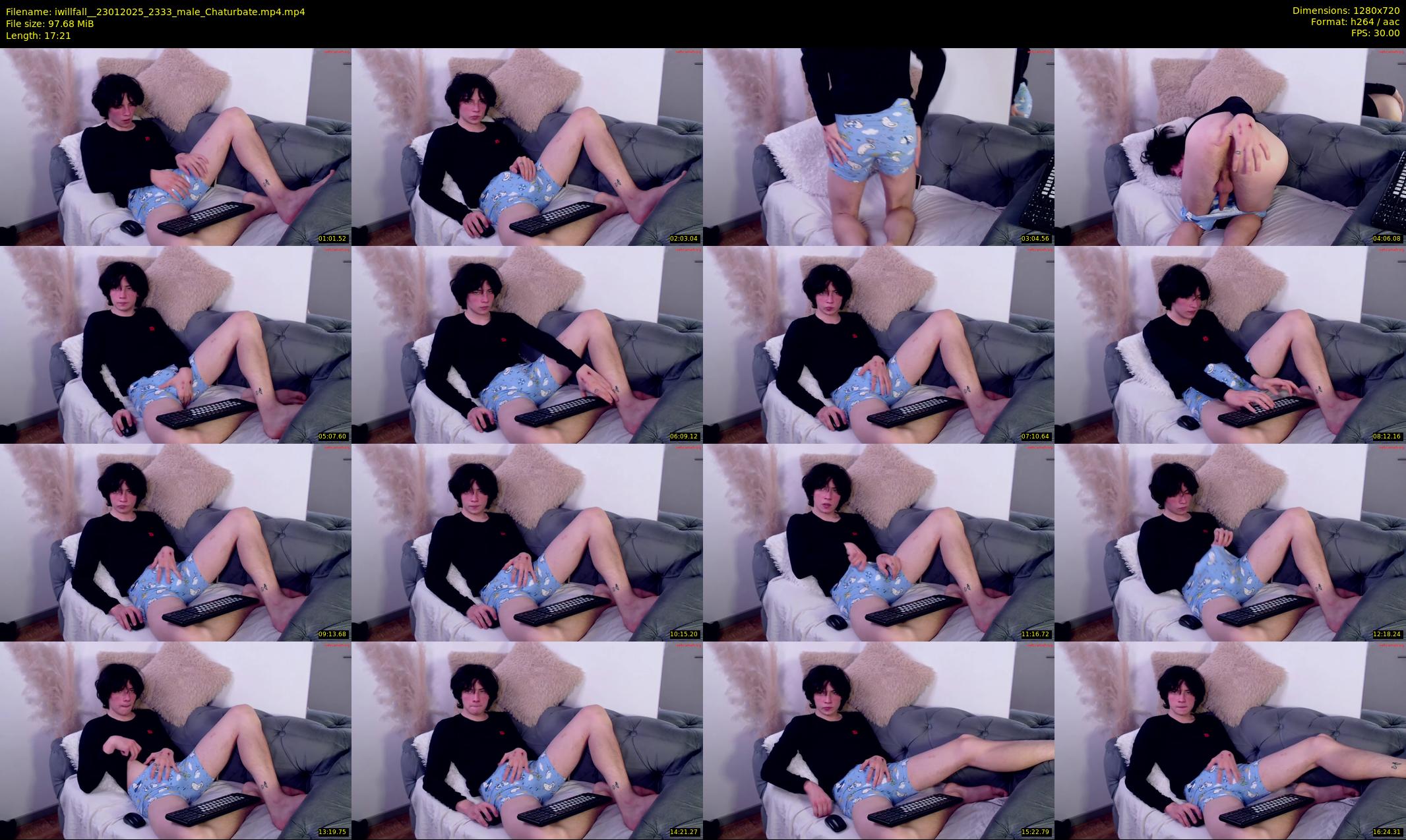 iwillfall_ — 18 minute Chaturbate male cam show recording, 720p, Jan 23, 2025