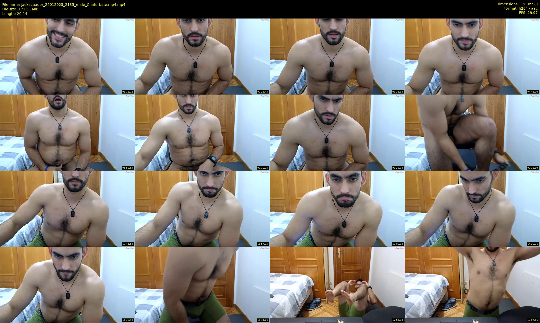 jackecuador — 21 minute Chaturbate male cam show recording, 720p, Jan 26, 2025