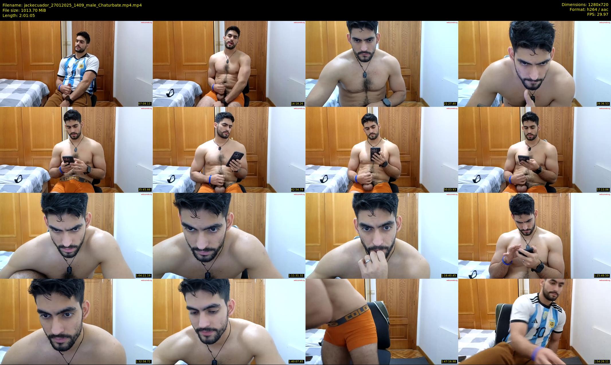 jackecuador — 122 minute Chaturbate male cam show recording, 720p, Jan 27, 2025
