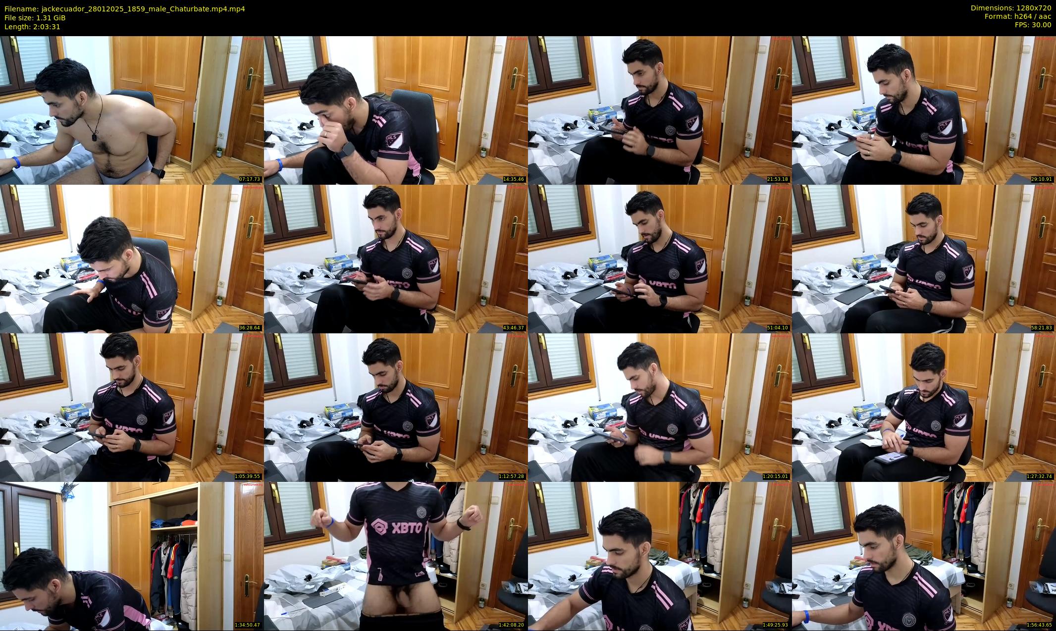 jackecuador — 124 minute Chaturbate male cam show recording, 720p, Jan 28, 2025