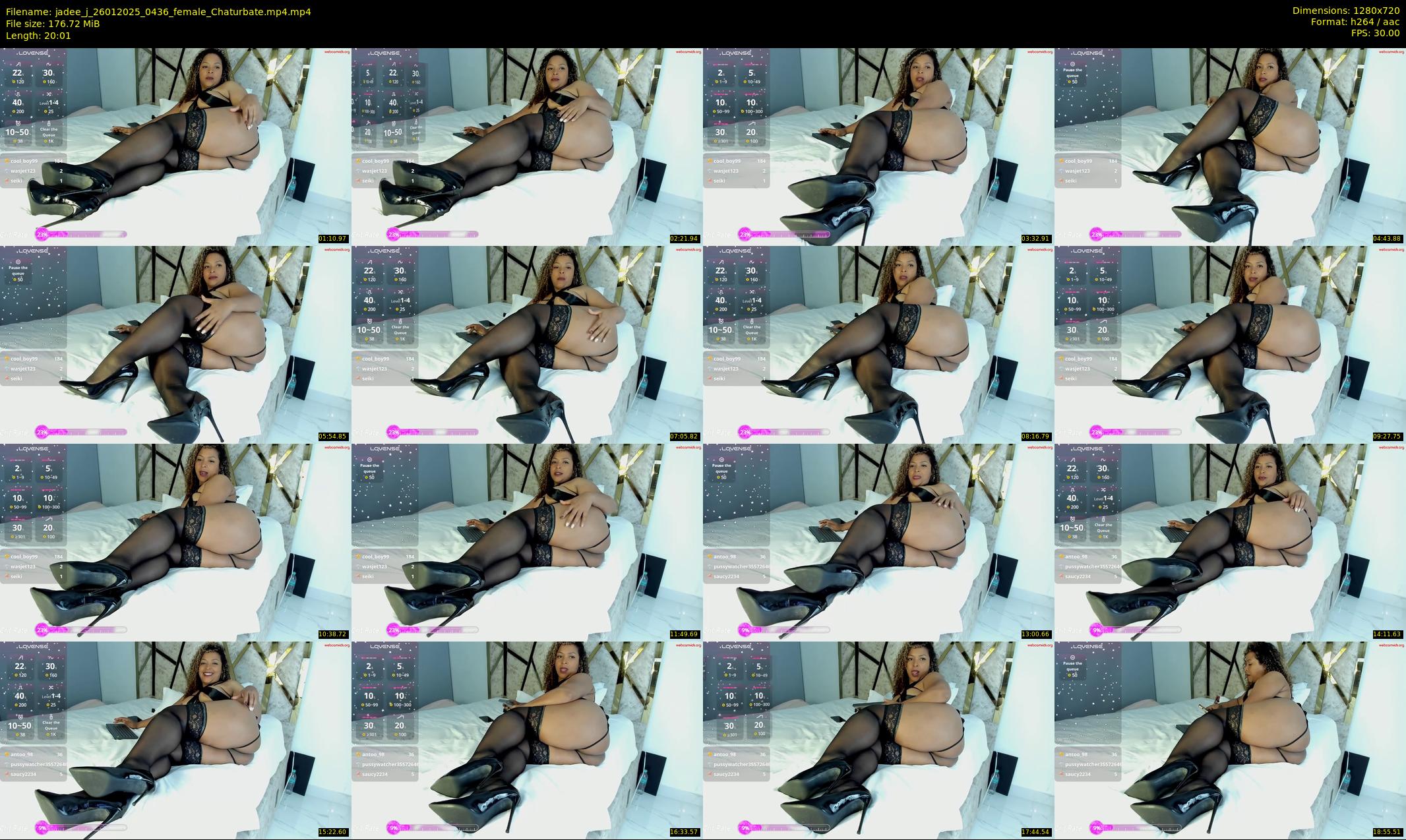 jadee_j — 21 minute Chaturbate female cam show recording, 720p, Jan 26, 2025