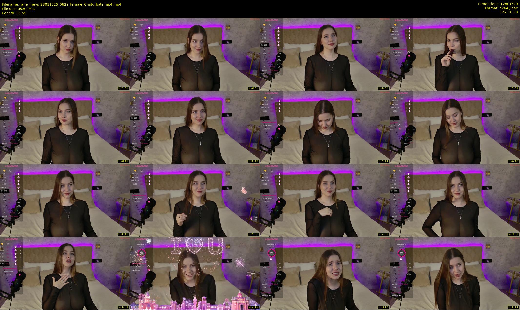 jane_meys — 6 minute Chaturbate female cam show recording, 720p, Jan 23, 2025
