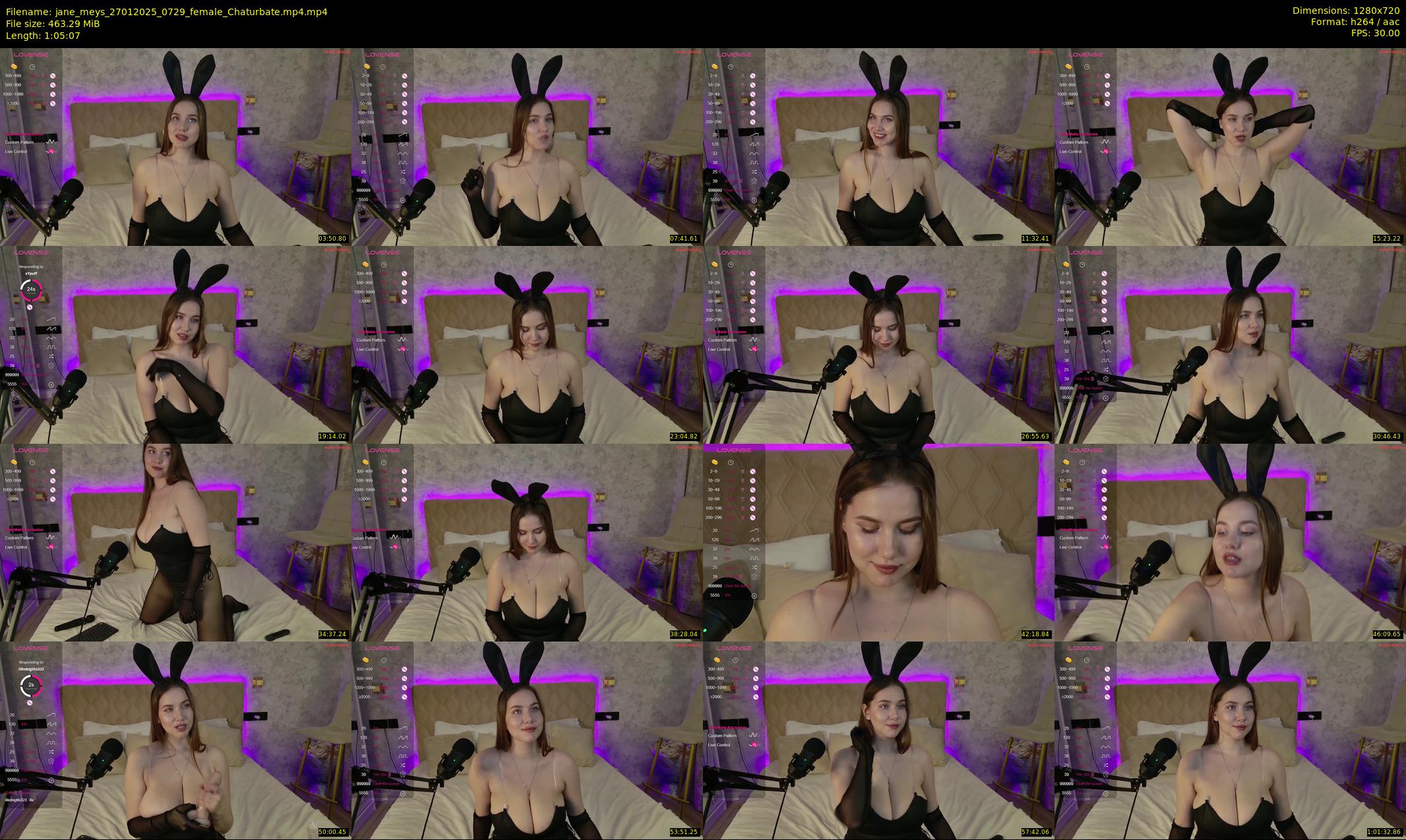 jane_meys — 66 minute Chaturbate female cam show recording, 720p, Jan 27, 2025