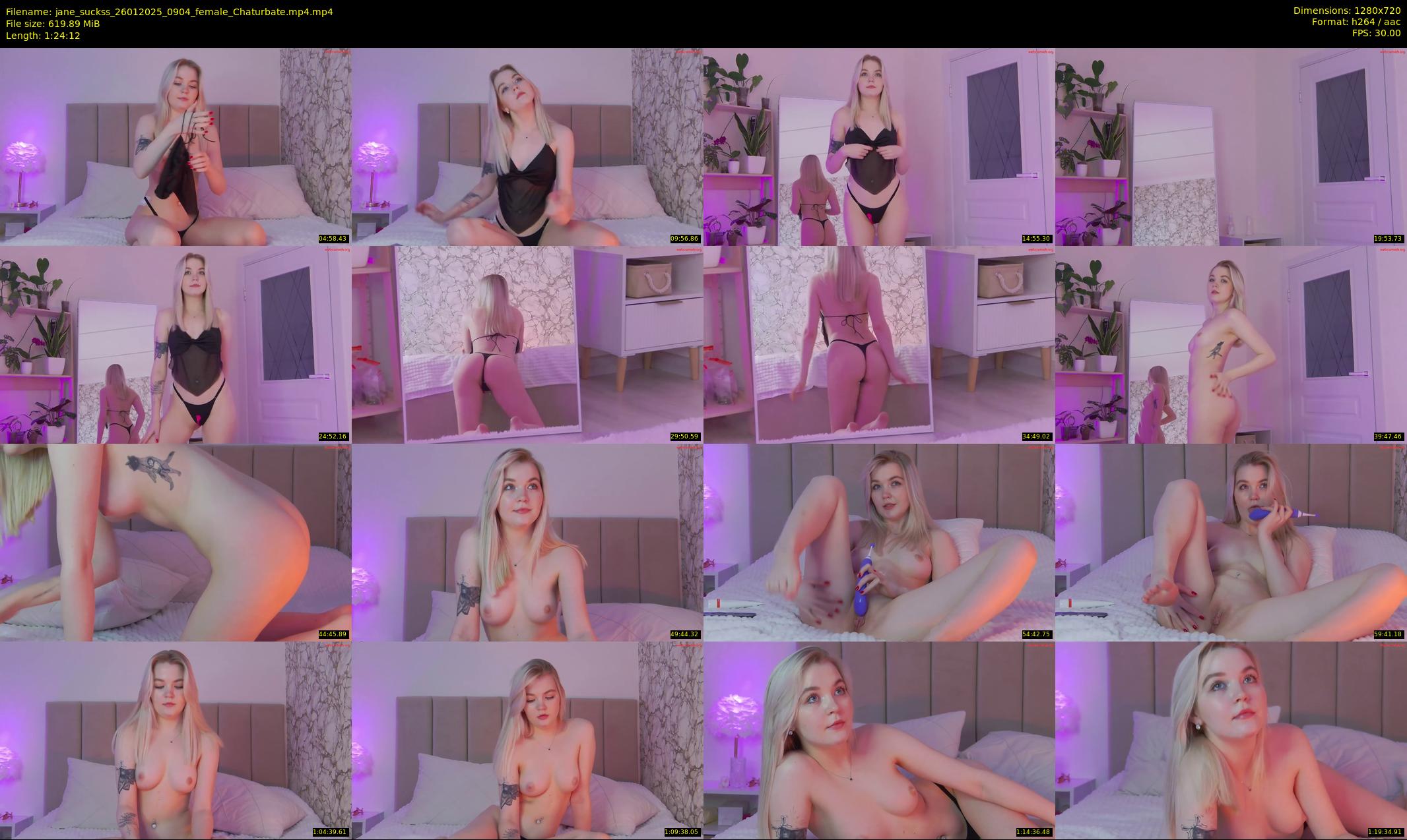jane_suckss — 85 minute Chaturbate female cam show recording, 720p, Jan 26, 2025