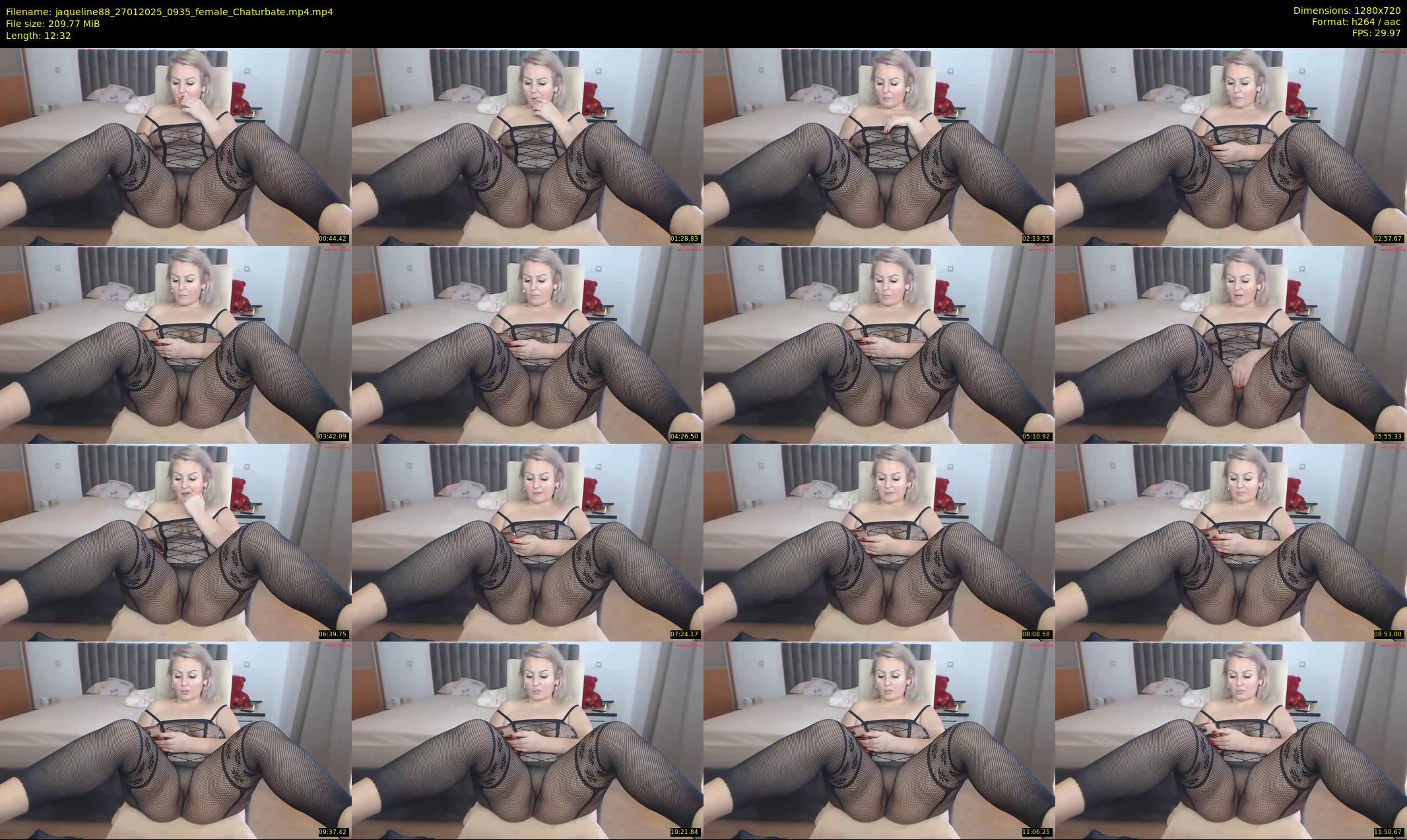 jaqueline88 — 13 minute Chaturbate female cam show recording, 720p, Jan 27, 2025