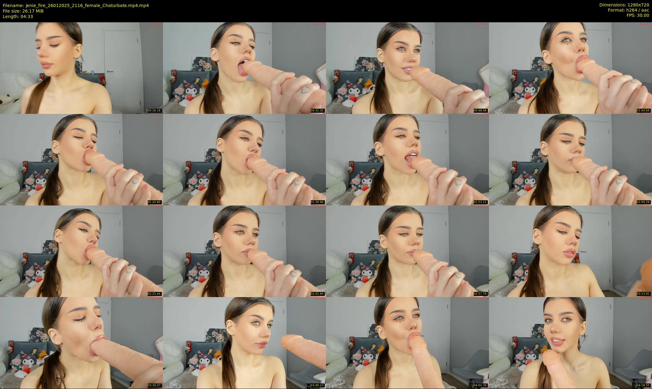 jenie_fire — 5 minute Chaturbate female cam show recording, 720p, Jan 26, 2025